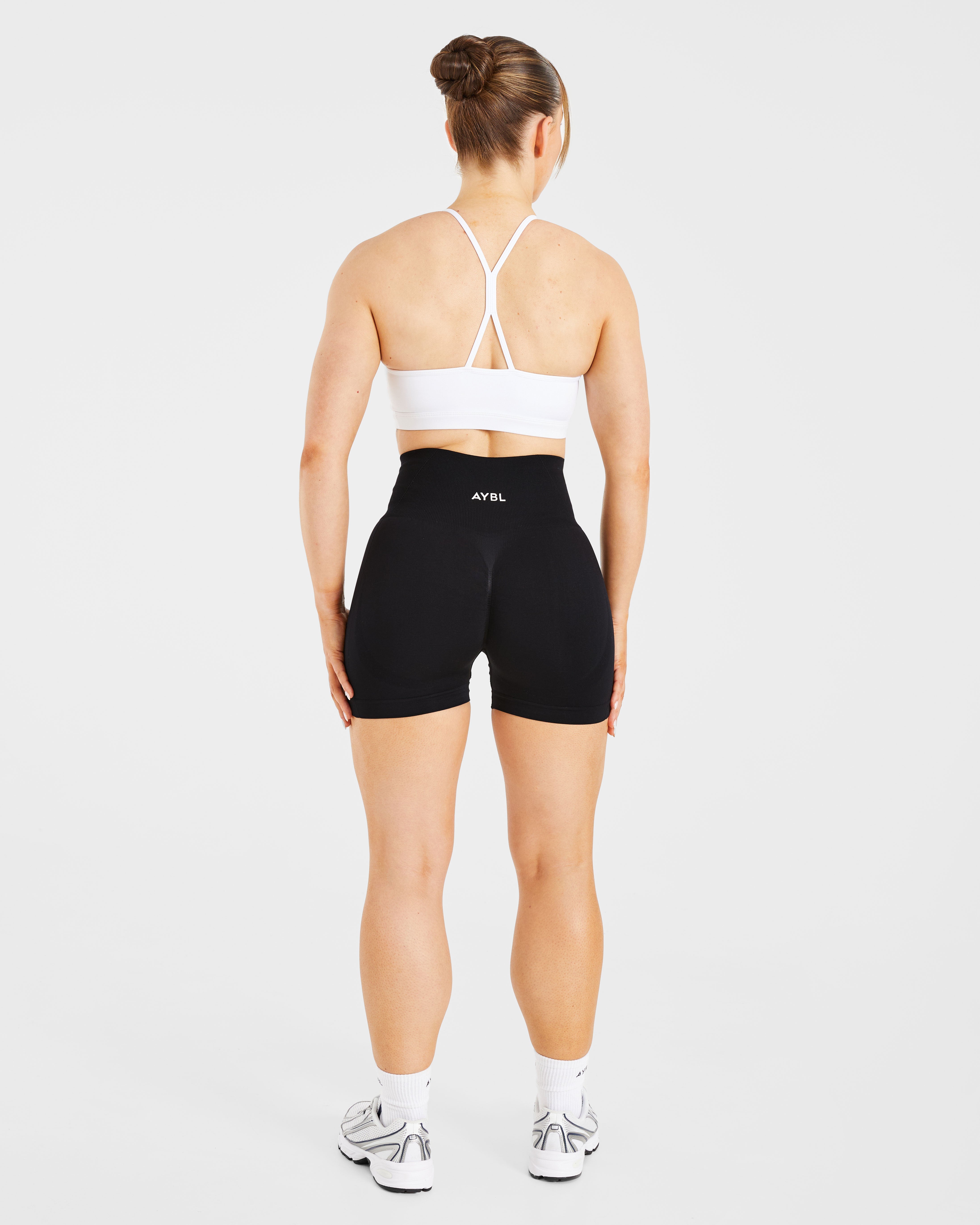 Essential Ruched Sports Bra - Weiß