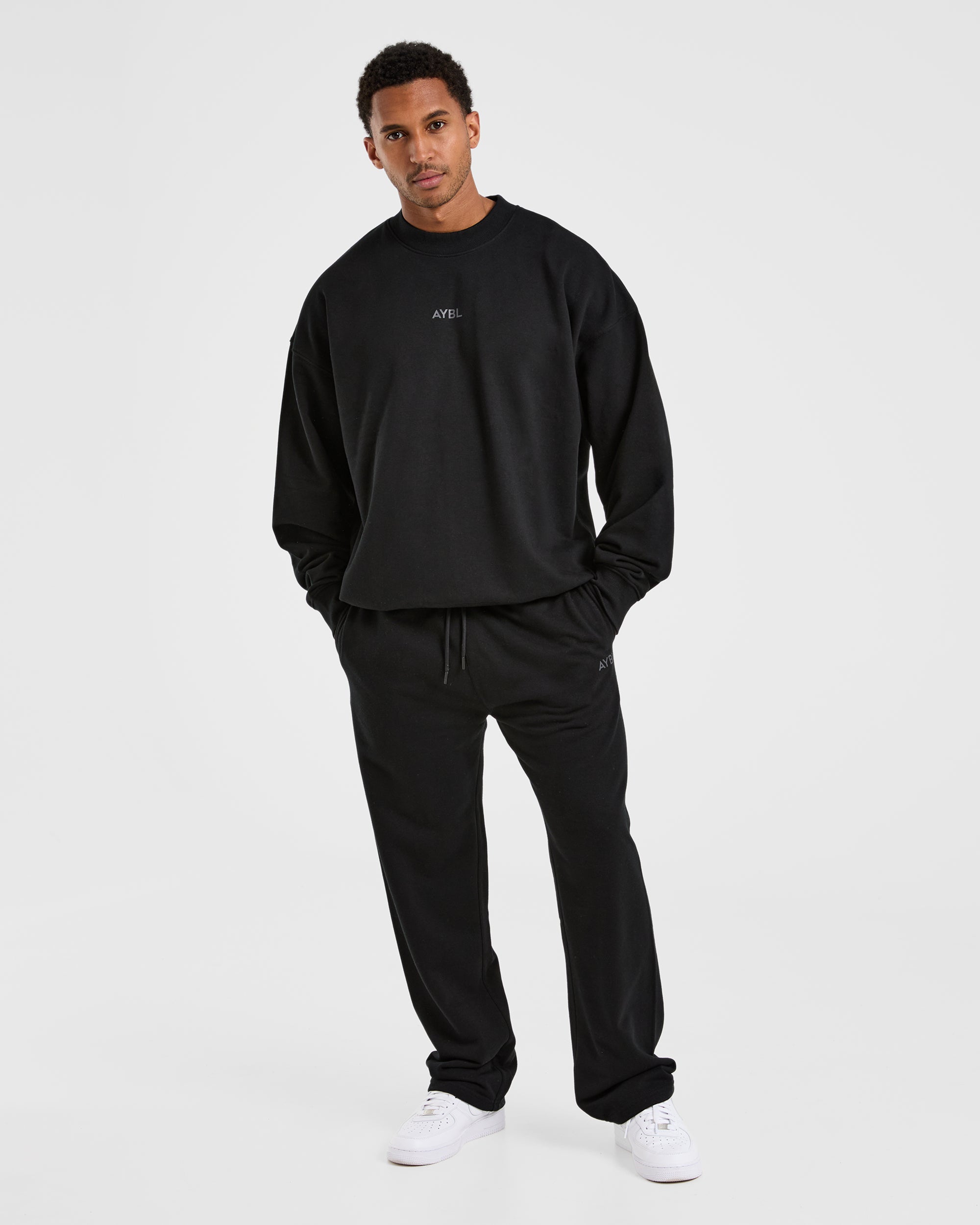 Craft Oversized Sweater - Schwarz