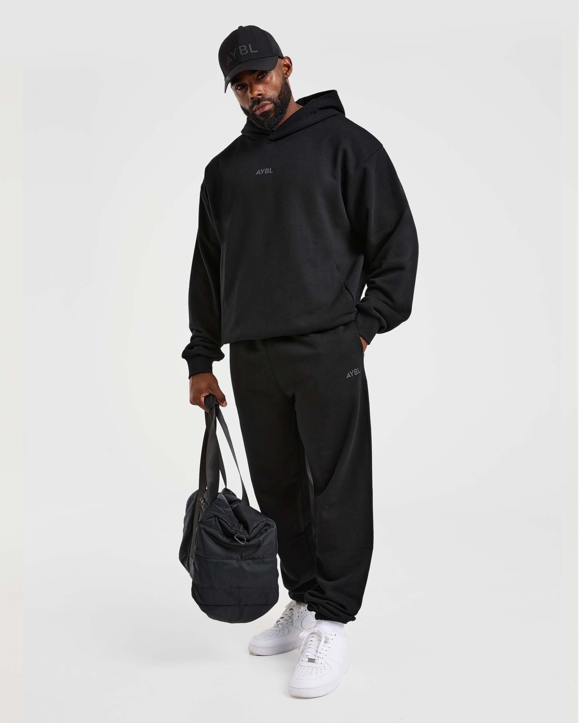 Craft Oversized Hoodie - Schwarz