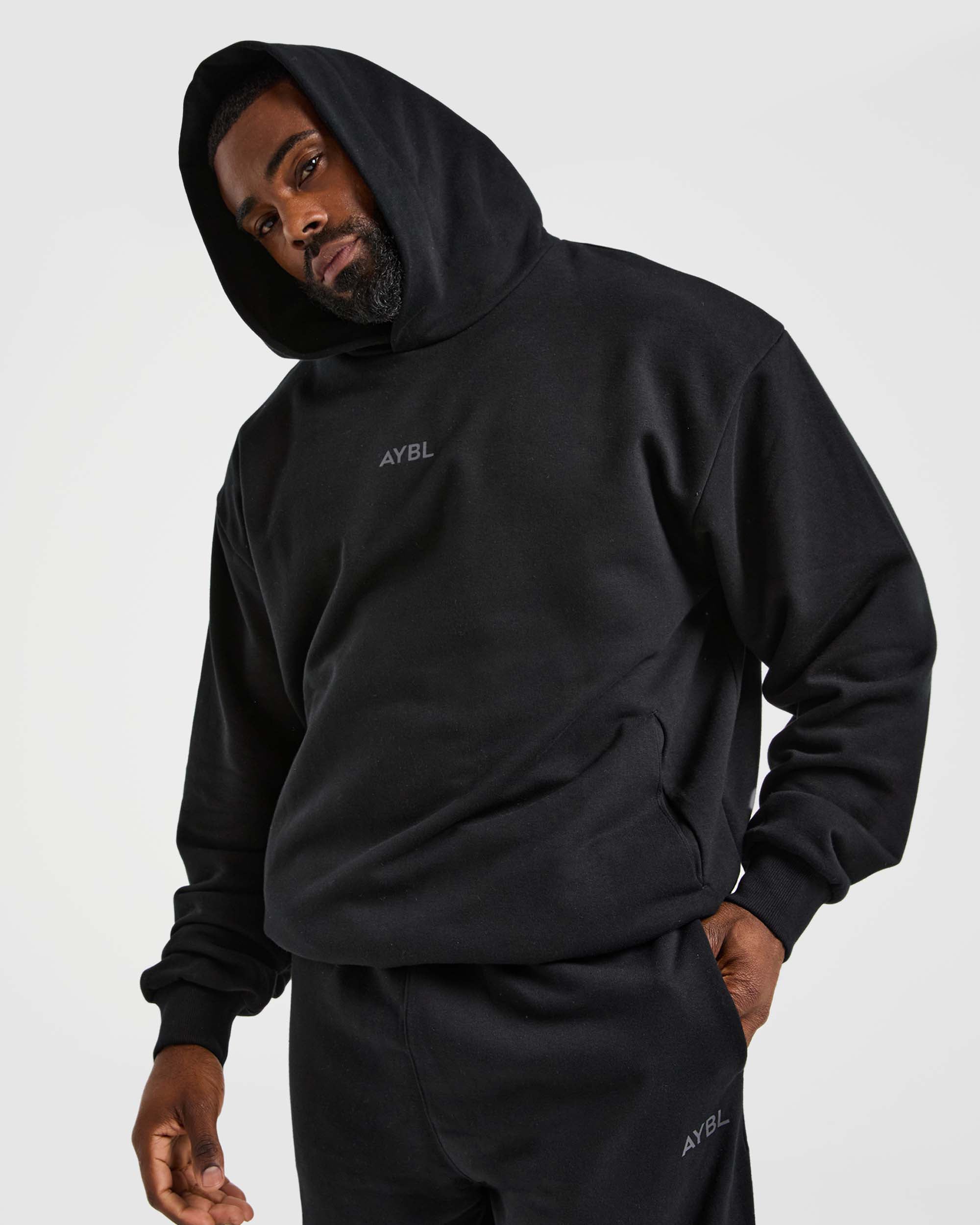 Craft Oversized Hoodie - Schwarz