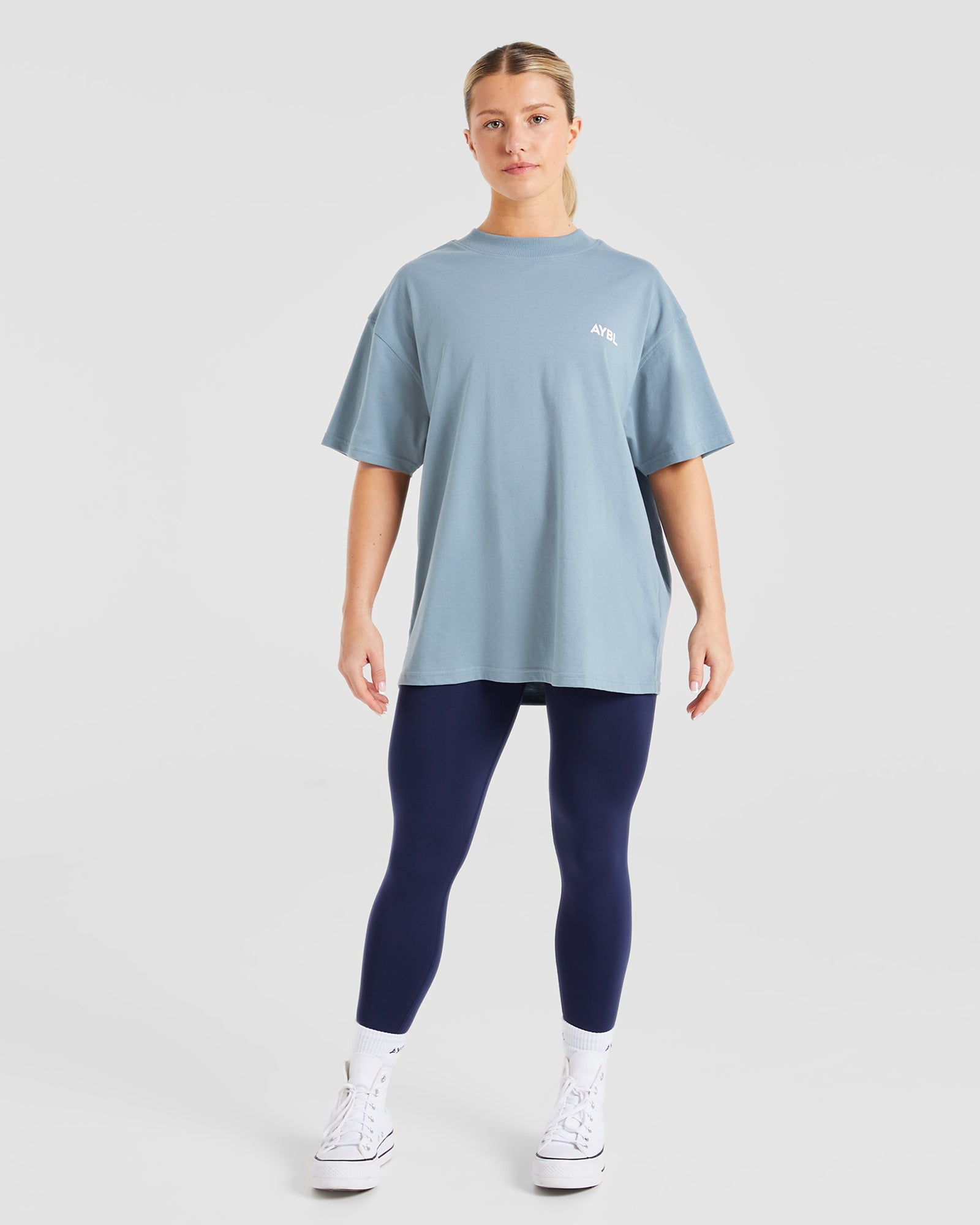 AYBL Club Oversized T Shirt - Vintage Blau