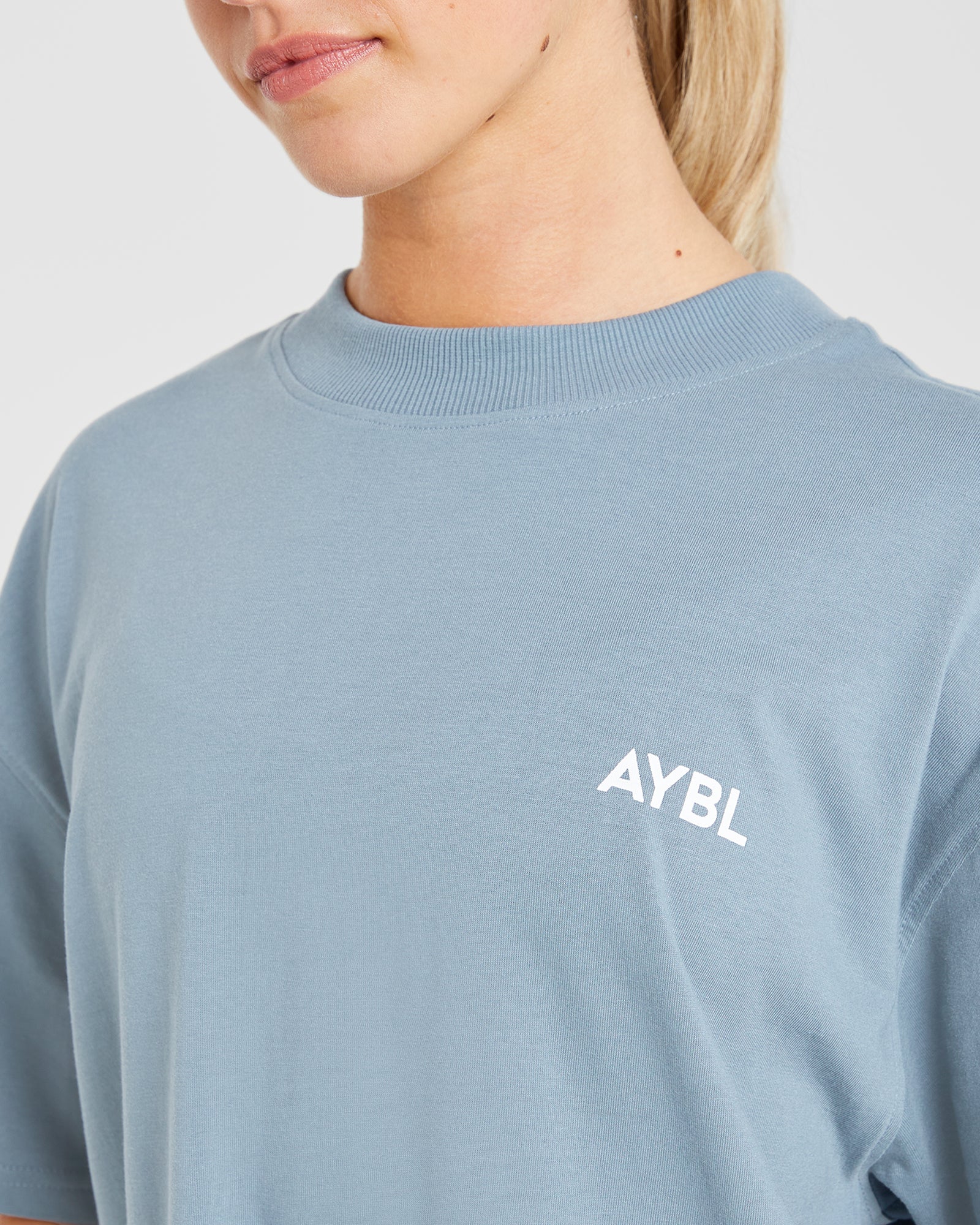 AYBL Club Oversized T Shirt - Vintage Blau