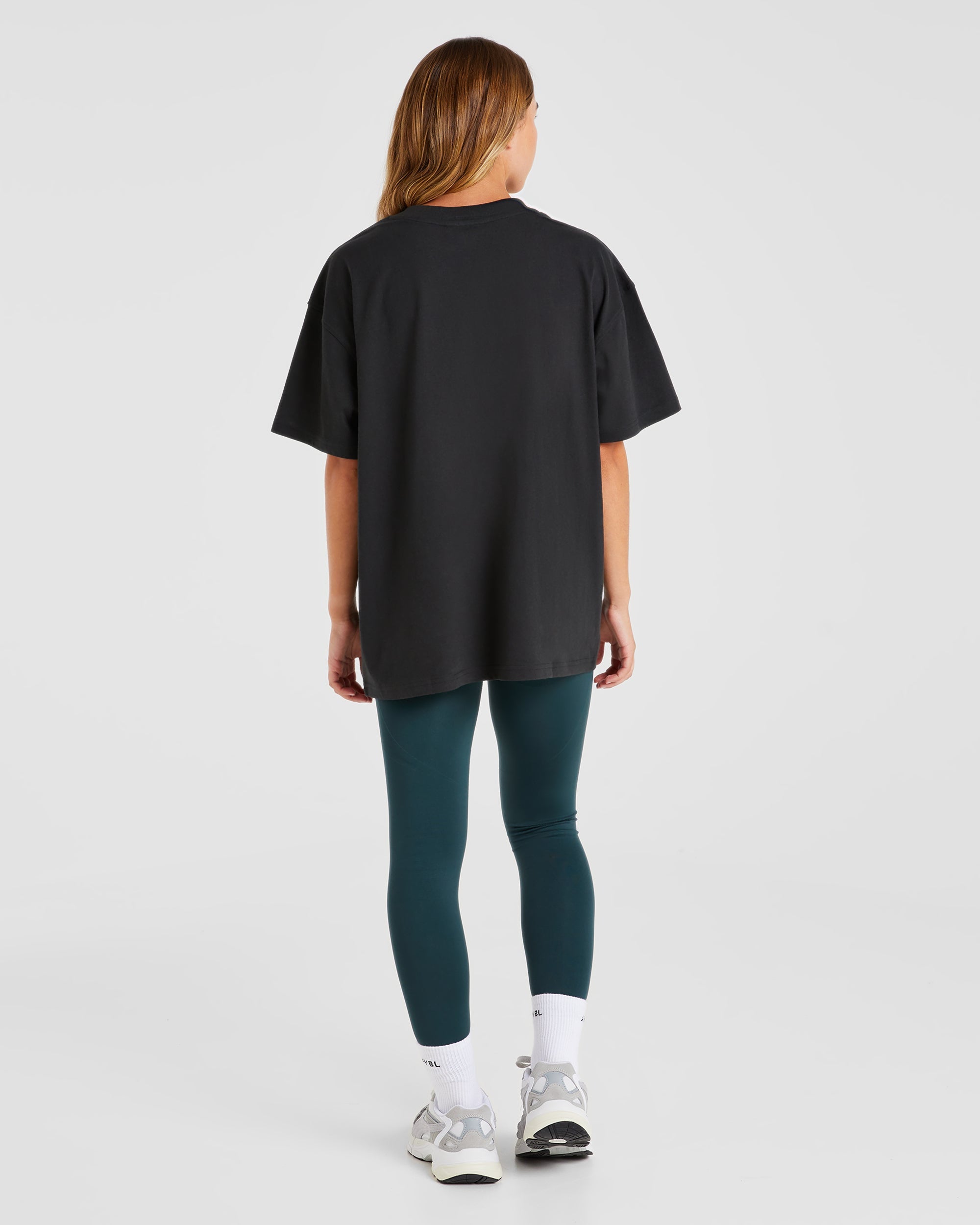 AYBL Cosmic Oversized T Shirt - Schwarz