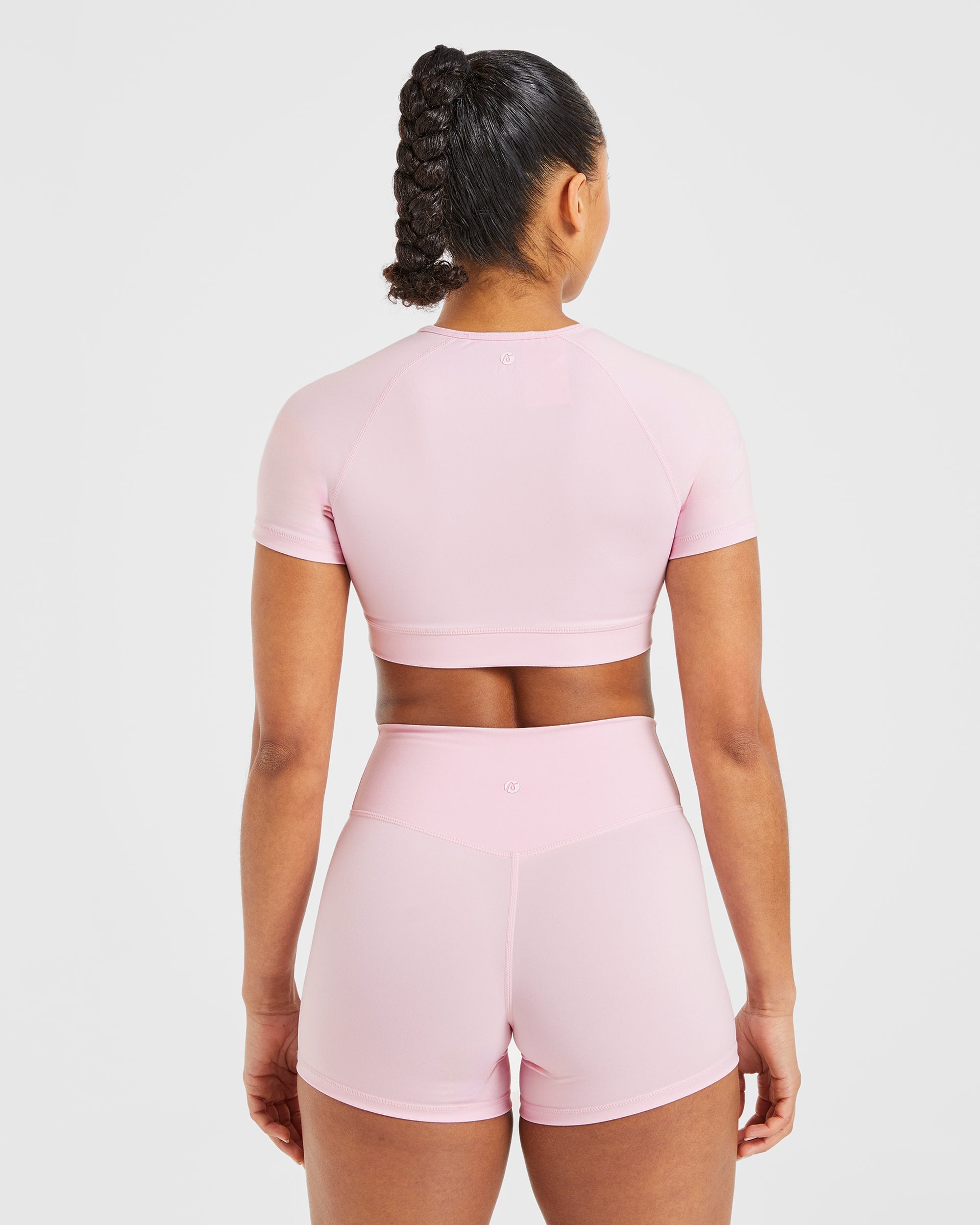 Staple Crop Top - Pastel Rosa