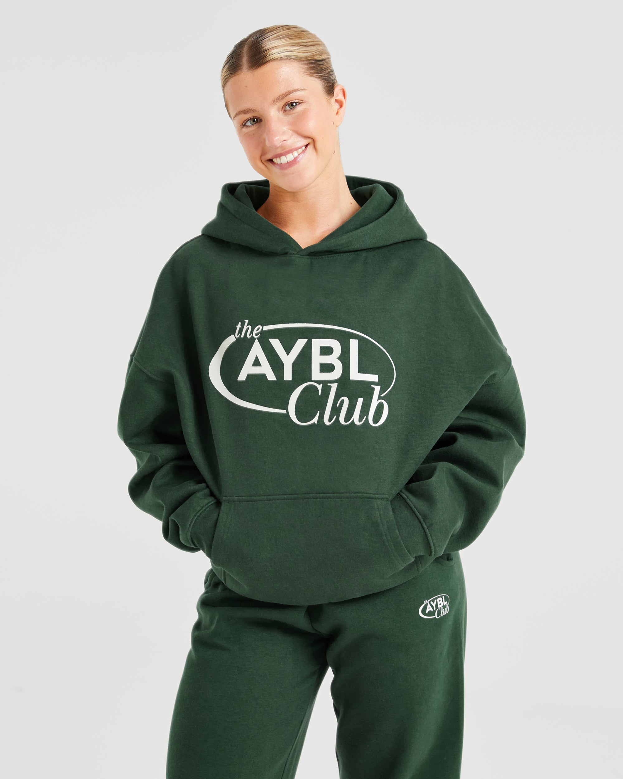 AYBL Club Oversized Hoodie - Grün/Sand