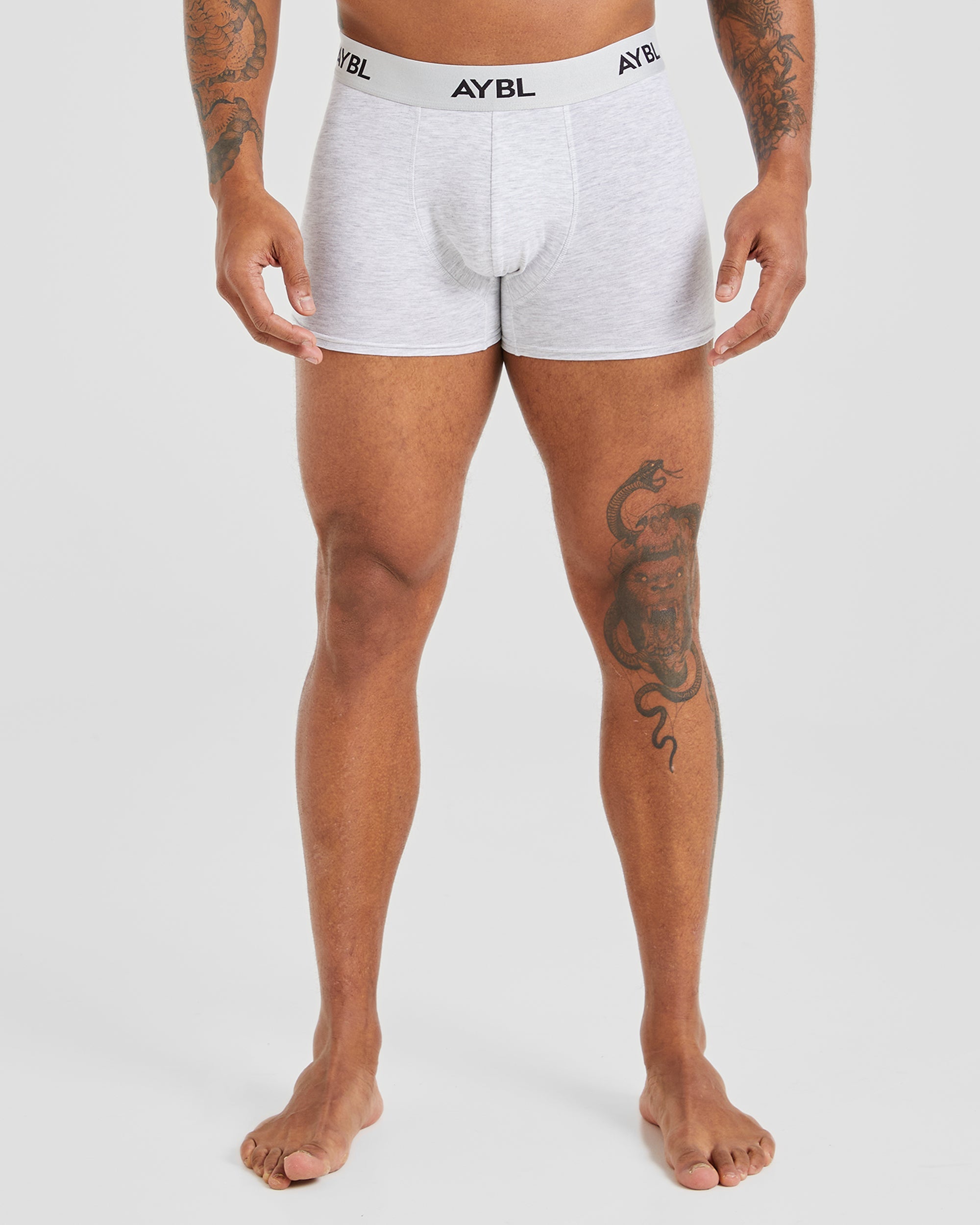 Essential Boxer Trunk (3 pack) - Schwarz/Wei¤/Grau