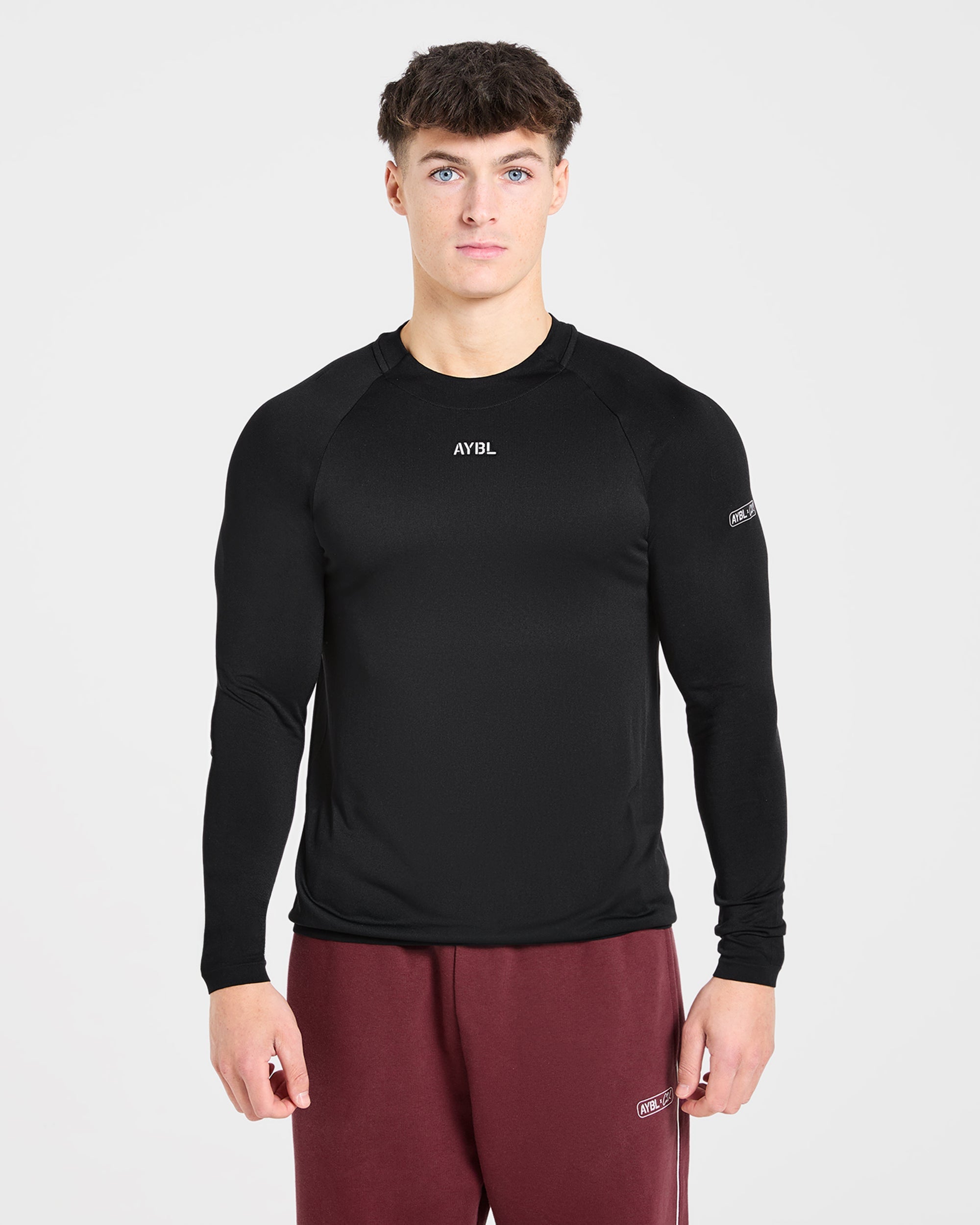 Cam Kissel x Seamless Long Sleeve - Schwarz