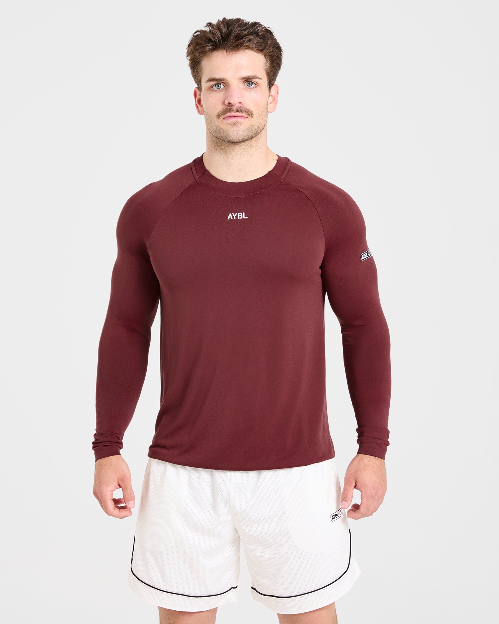 Cam Kissel x Seamless Long Sleeve - Burgundy