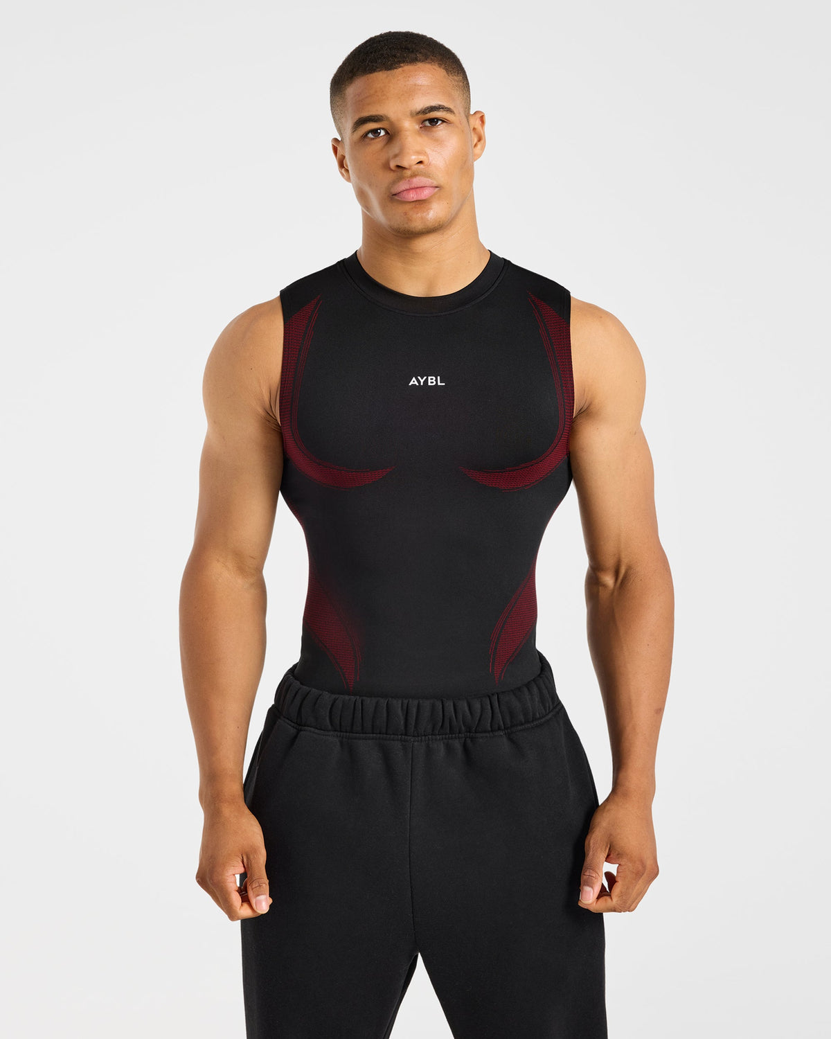 Charge Seamless Tank - Schwarz/Rot