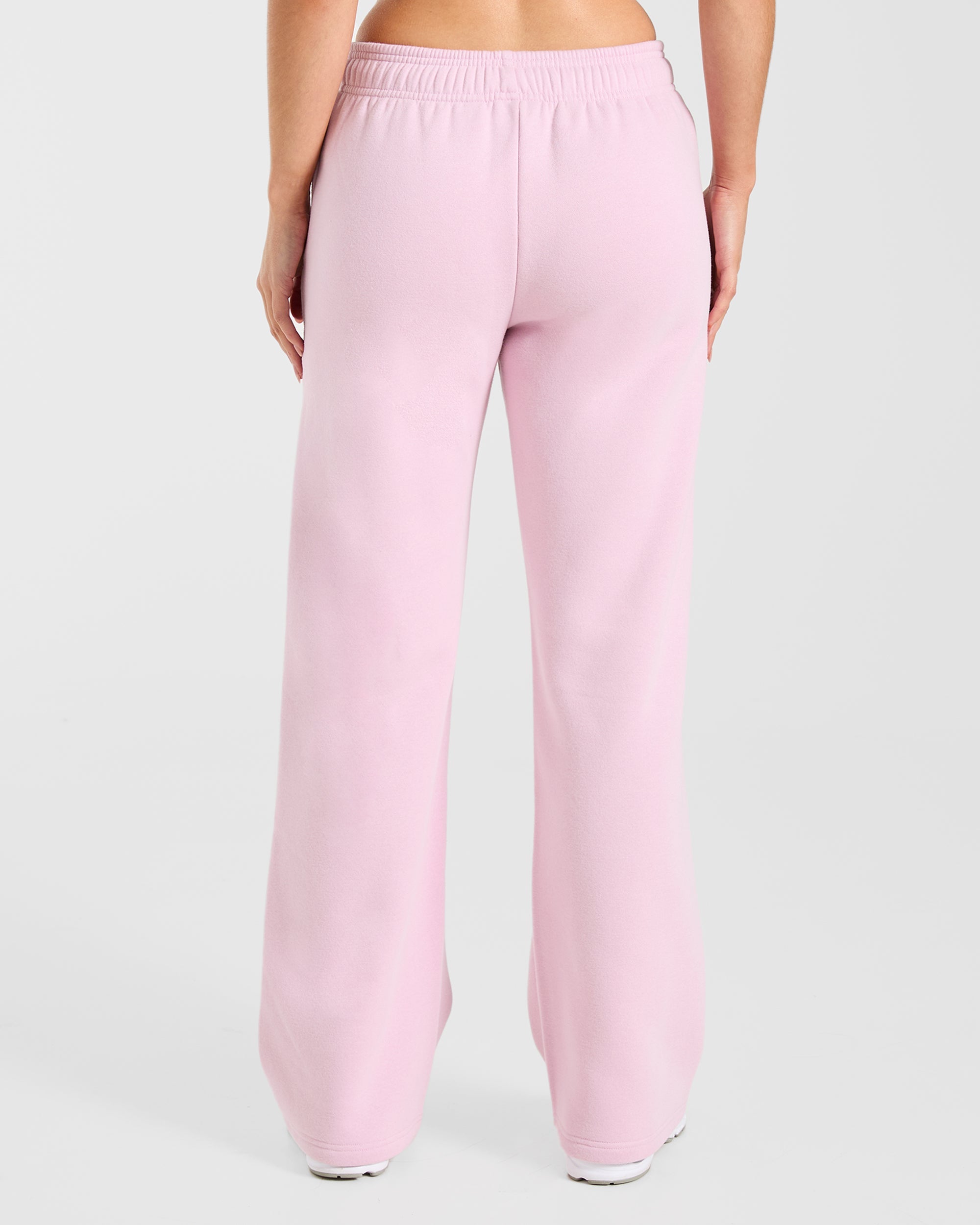 Varsity 2.0 Oversized Straight Leg Joggers - Iced Rosa
