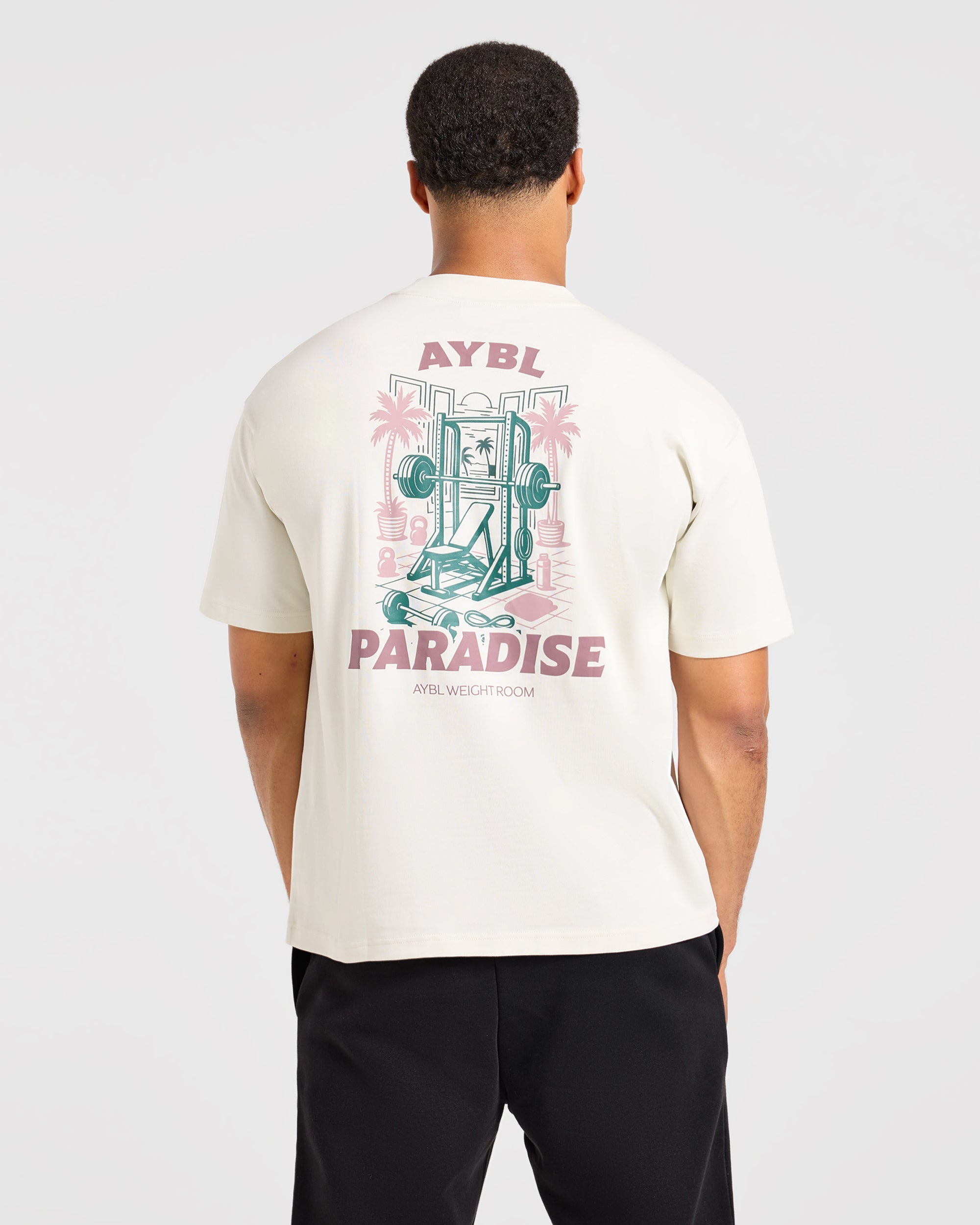 Iron Paradise Oversized T Shirt - Off Weiß
