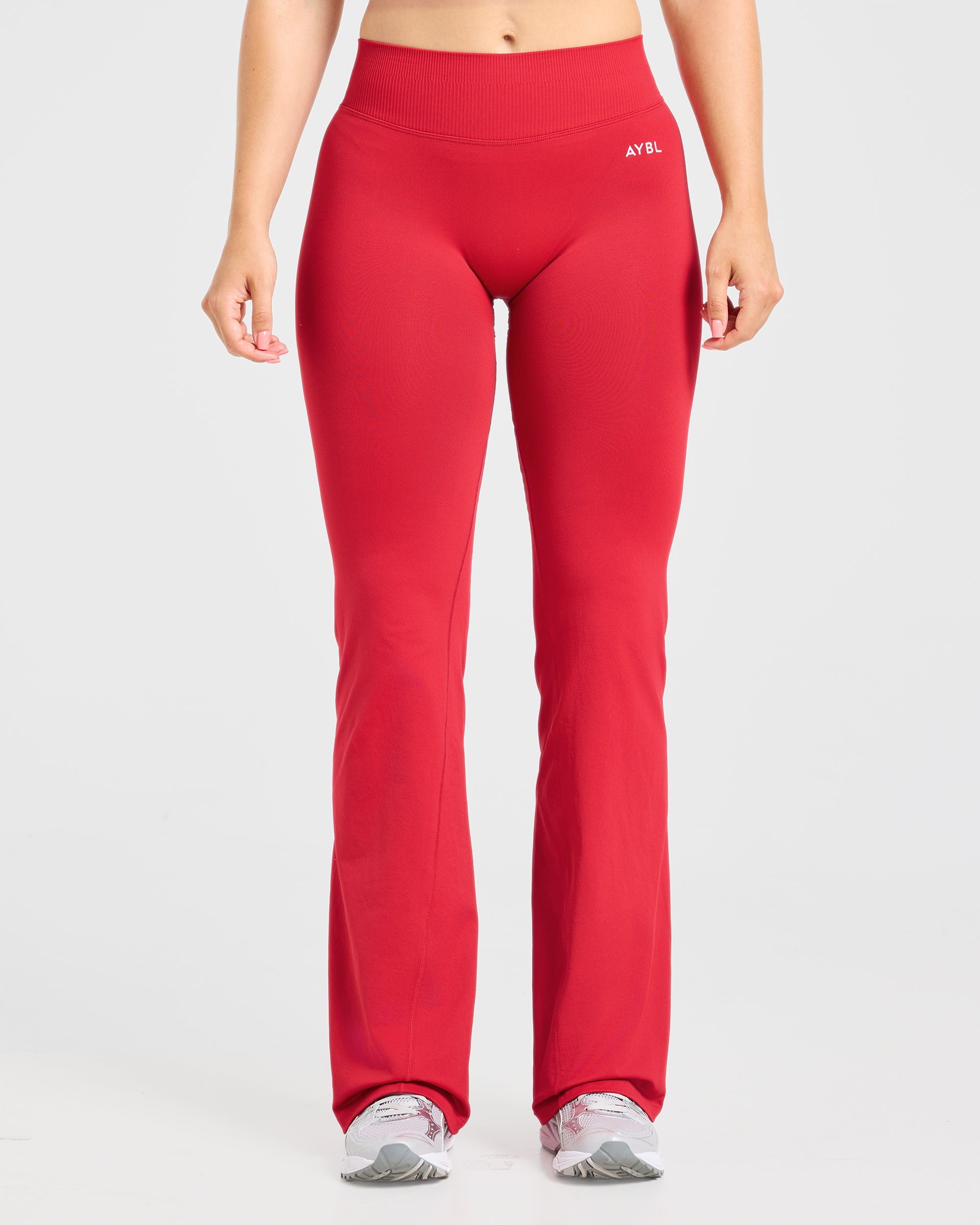 Enhance Seamless Flared Leggings - Rot