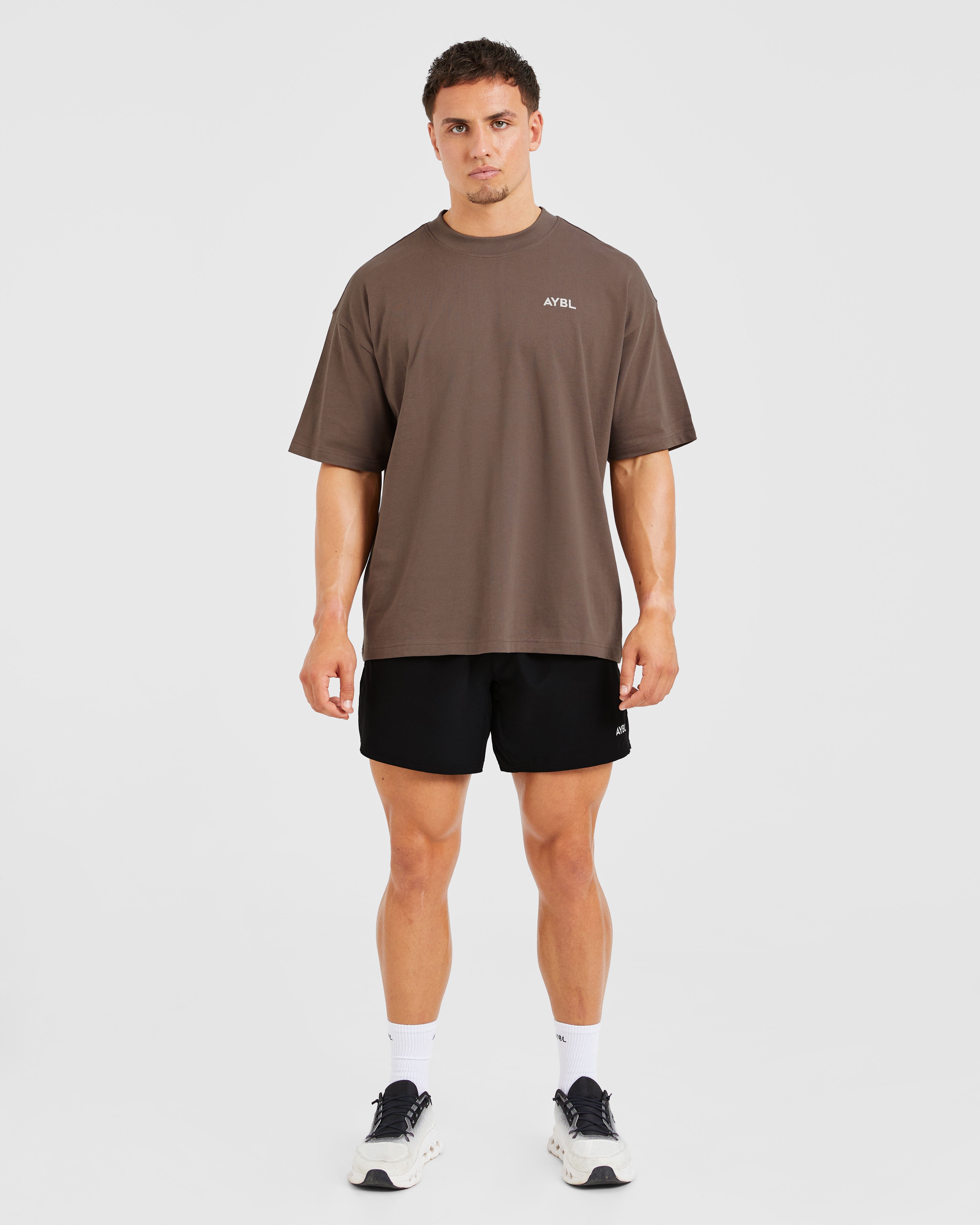 Essential Oversized T Shirt - Braun