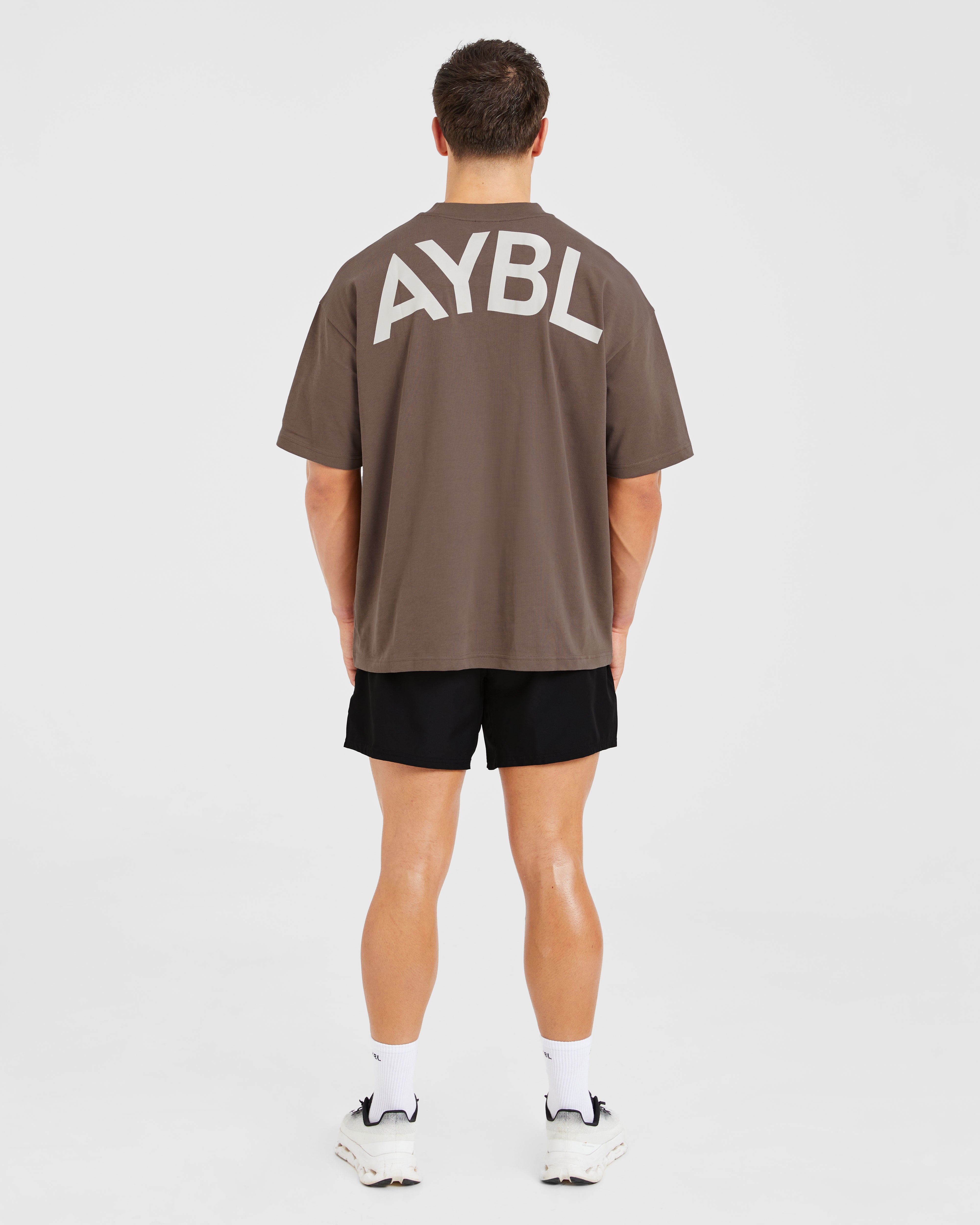 Essential Oversized T Shirt - Braun