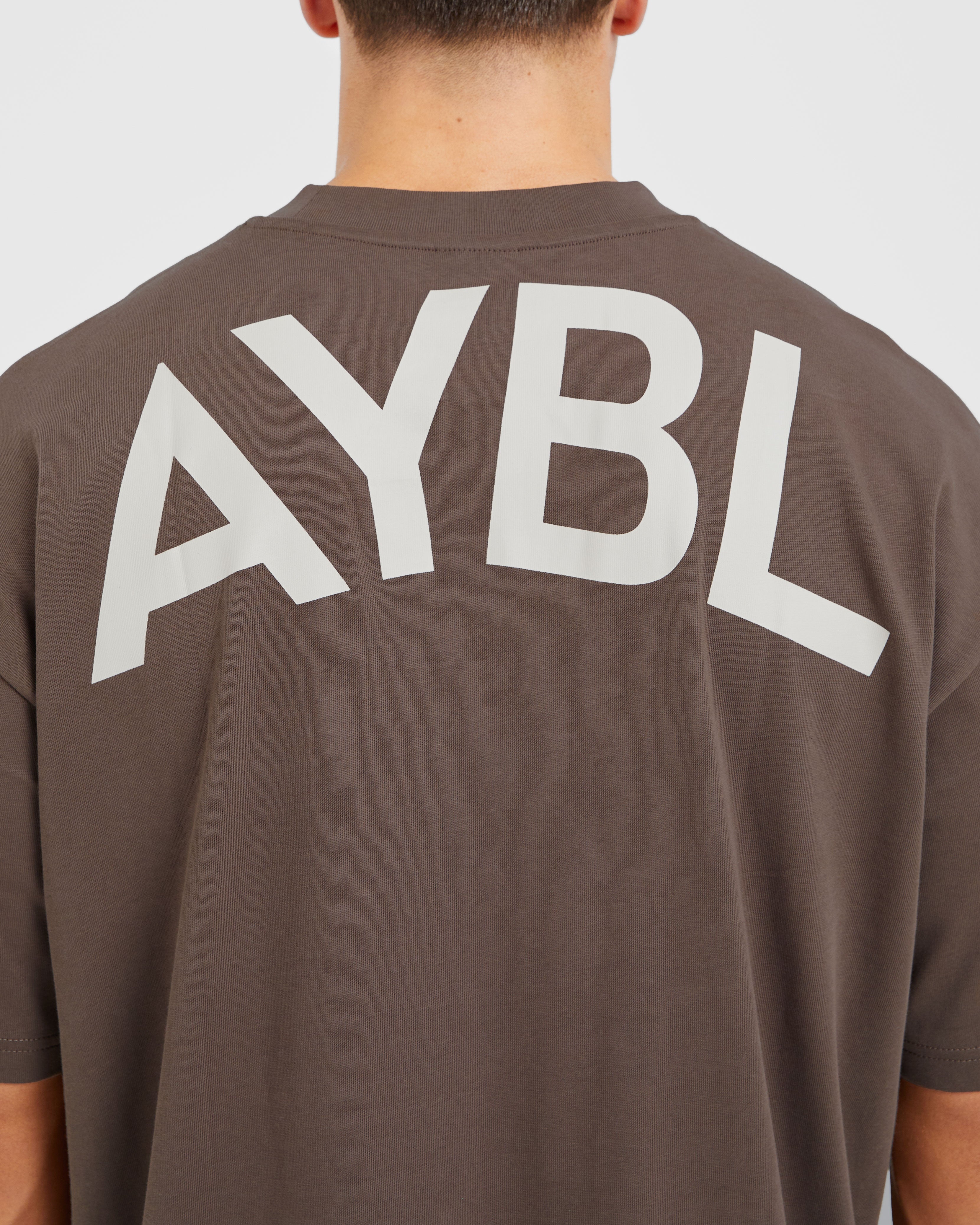 Essential Oversized T Shirt - Braun