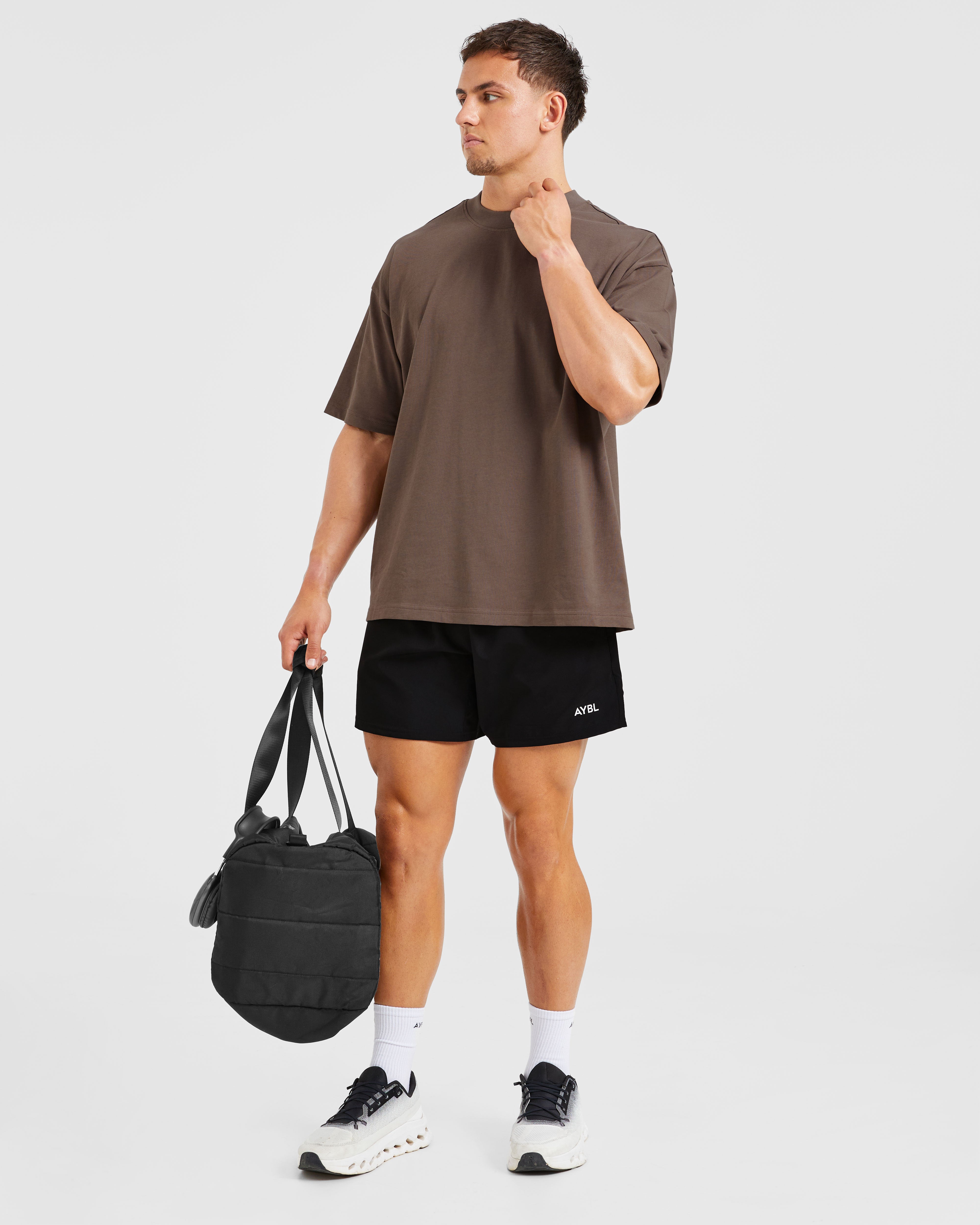 Essential Oversized T Shirt - Braun