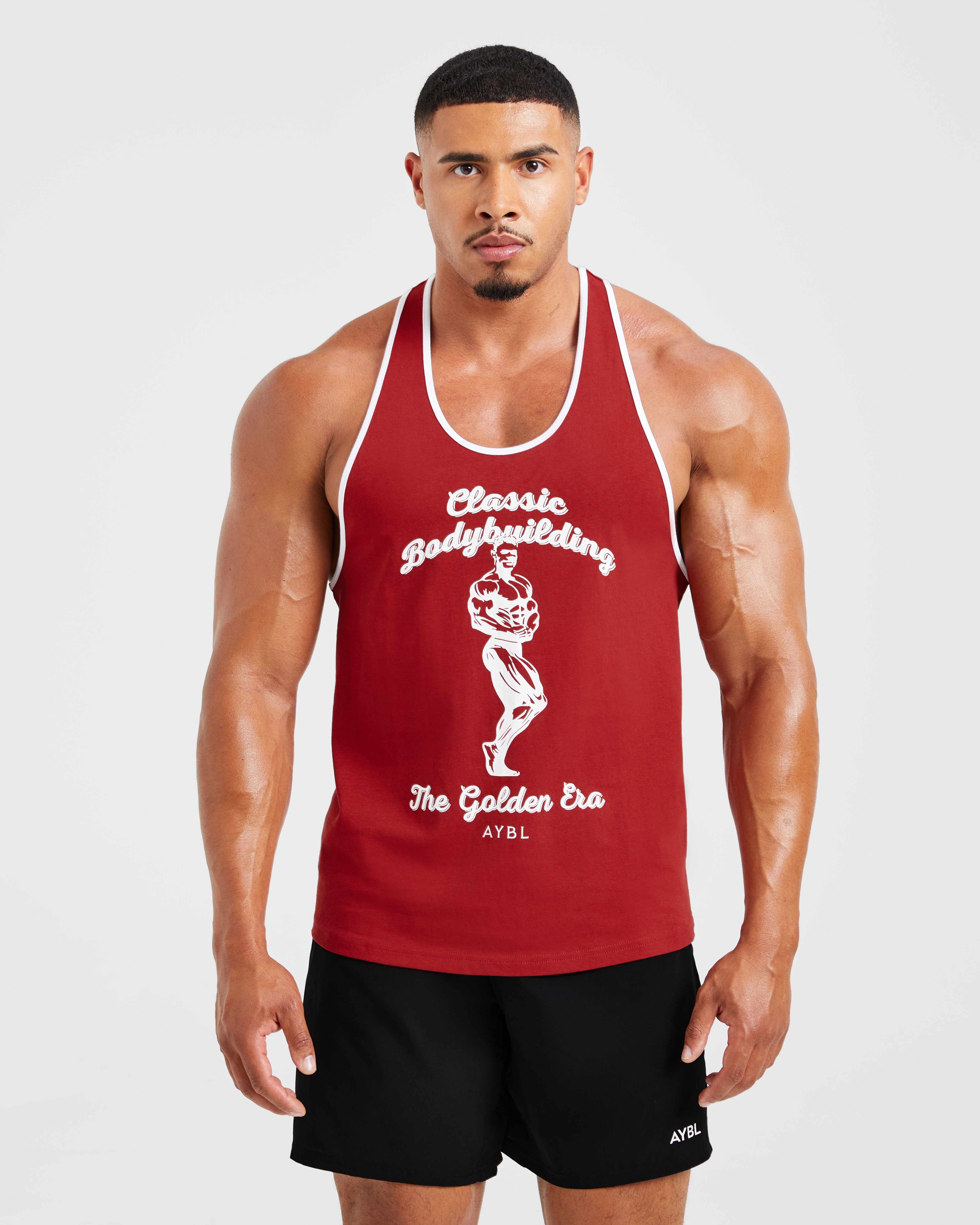 Wesley Vissers X Classic Bodybuilding Stringer - Deep Rot