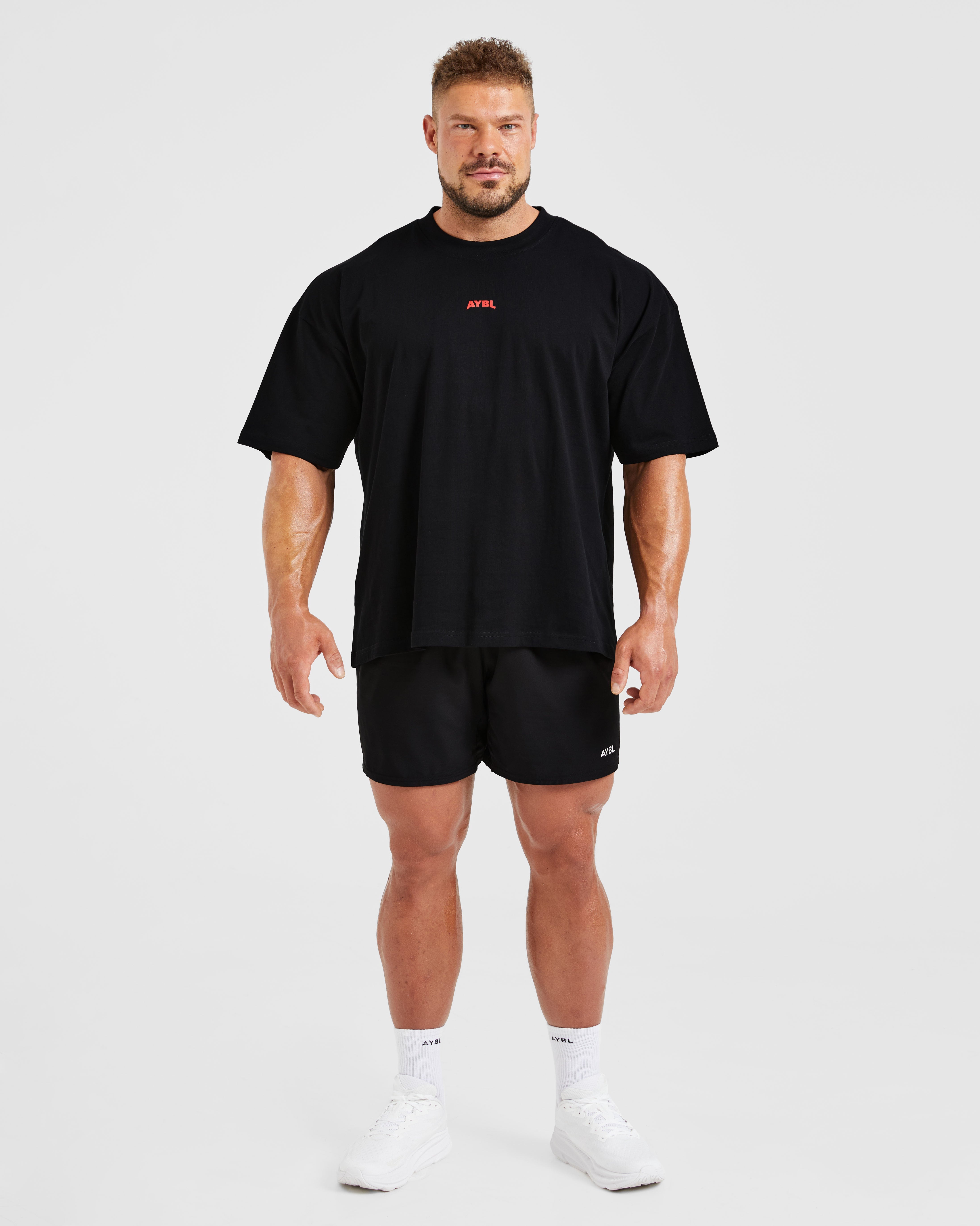 Wesley Vissers X Beyond Limits Oversized T Shirt - Schwarz/Charcoal