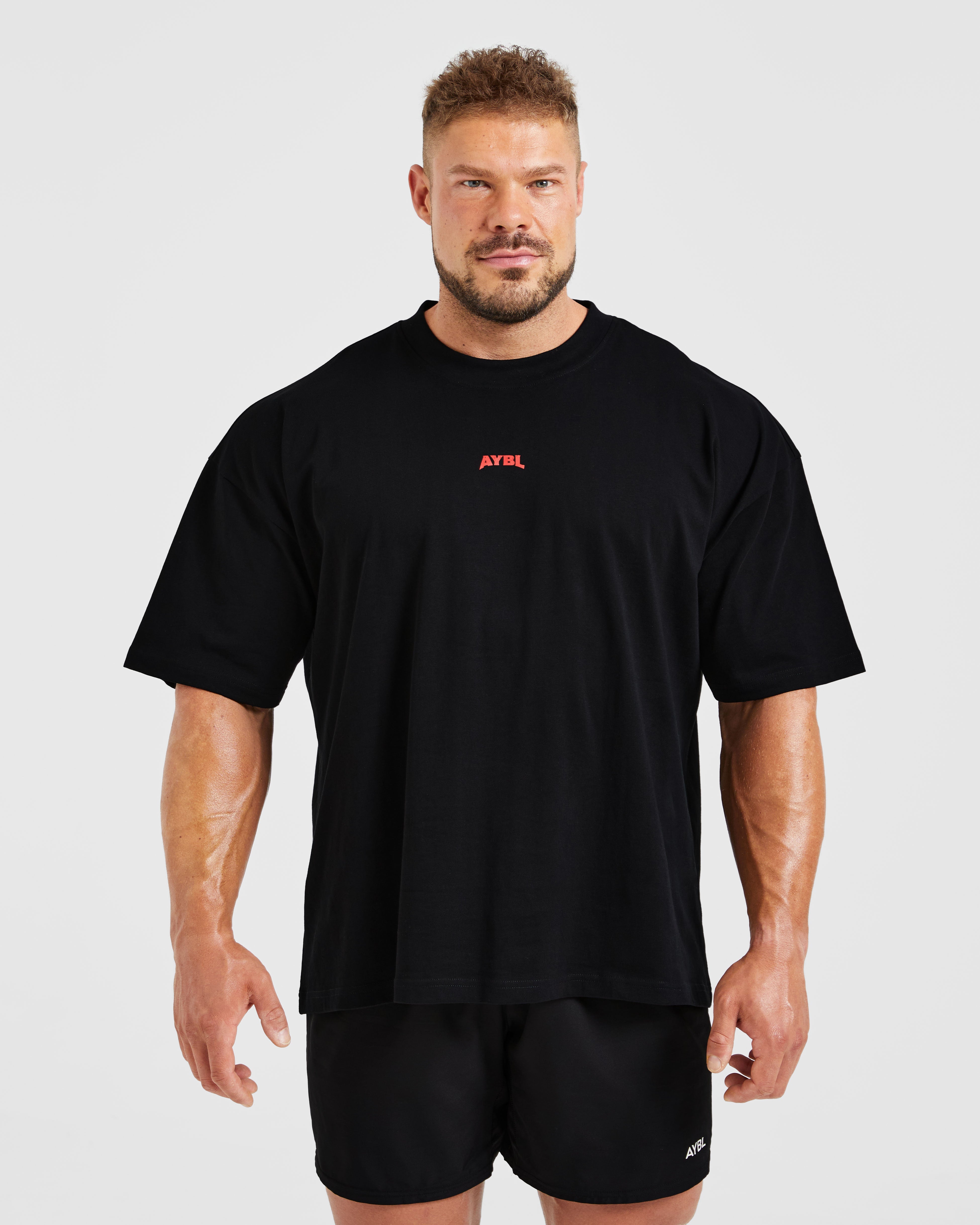 Wesley Vissers X Beyond Limits Oversized T Shirt - Schwarz/Charcoal