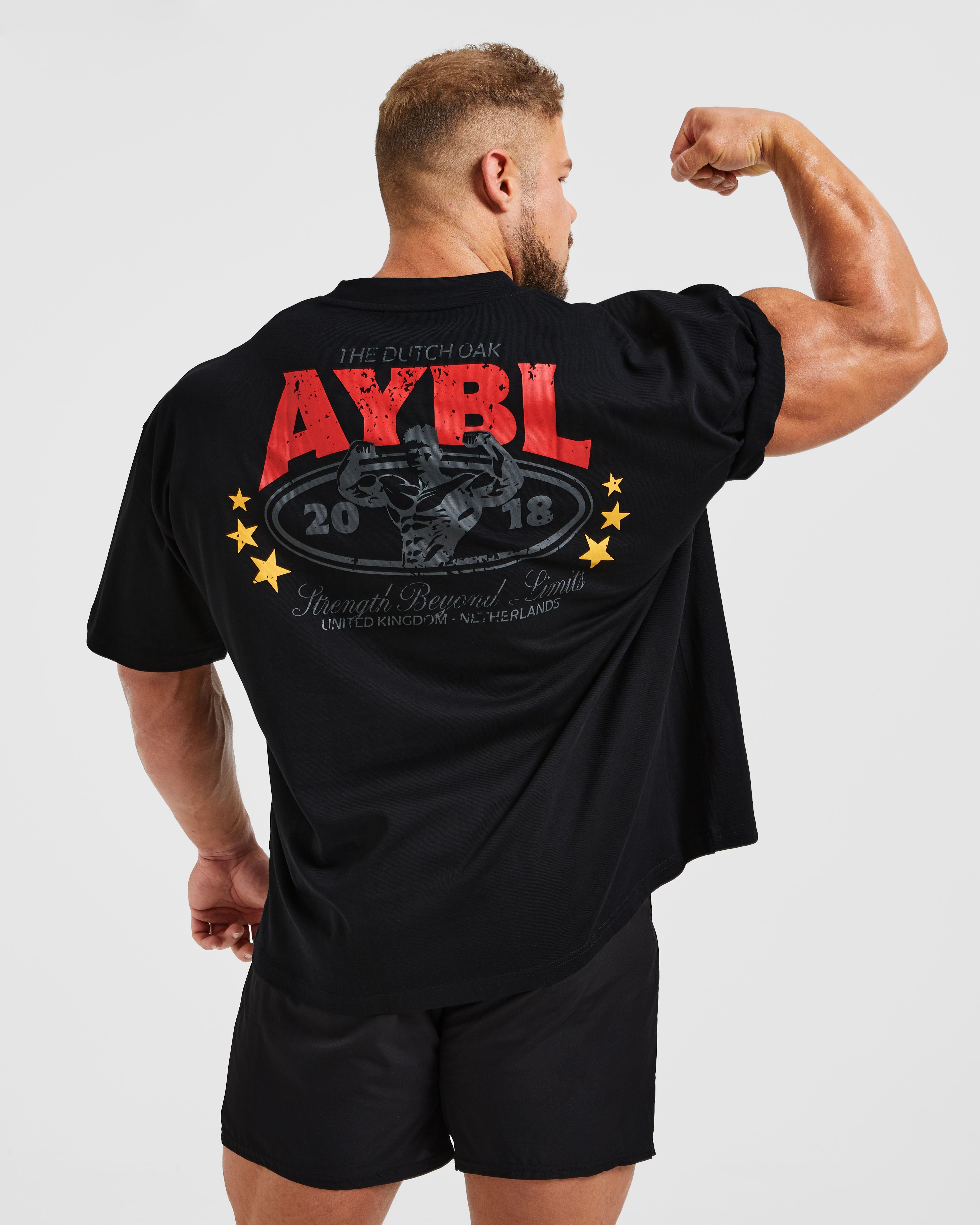 Wesley Vissers X Beyond Limits Oversized T Shirt - Schwarz/Charcoal