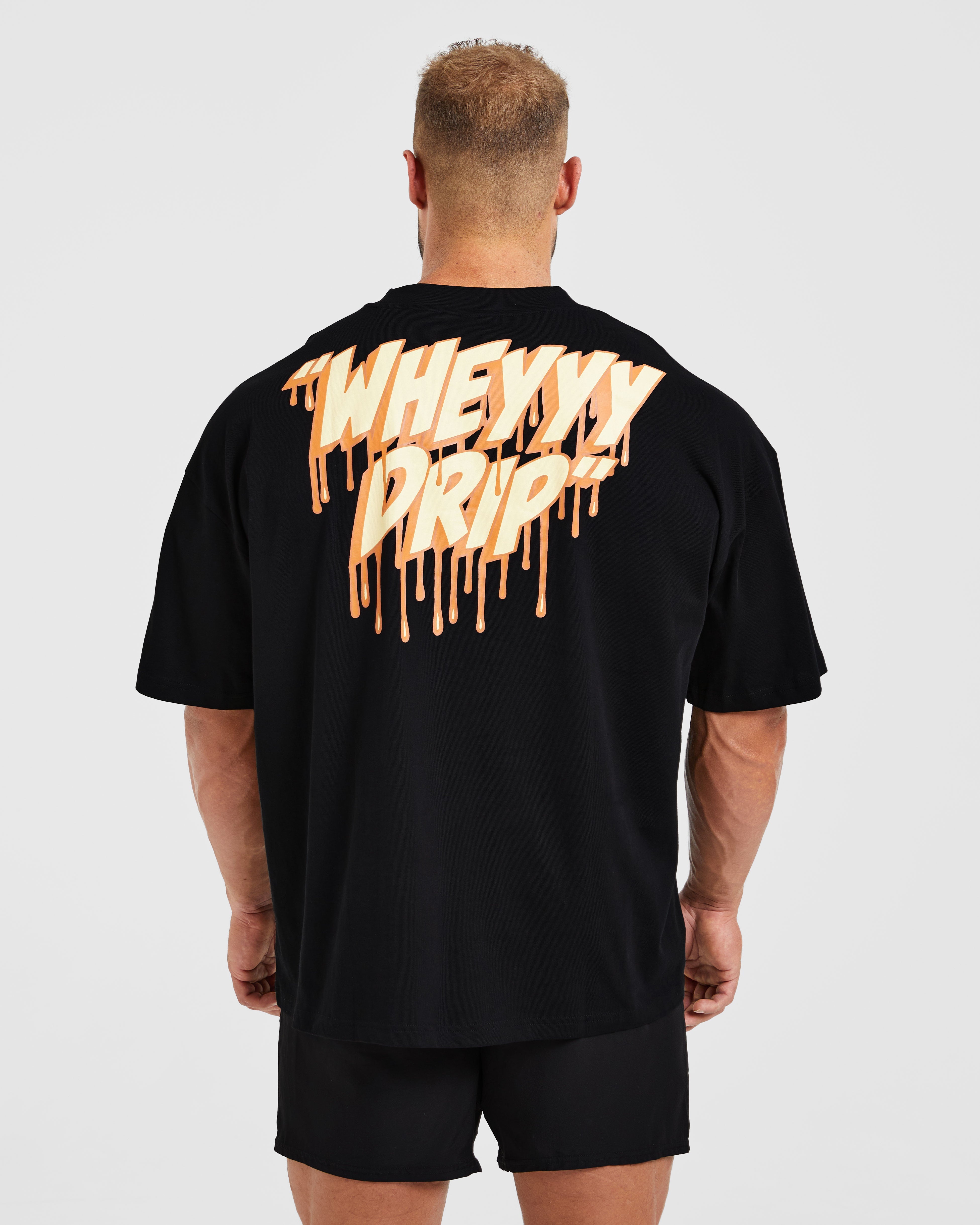 Wesley Vissers X Wheyyy Drip Oversized T Shirt - Schwarz