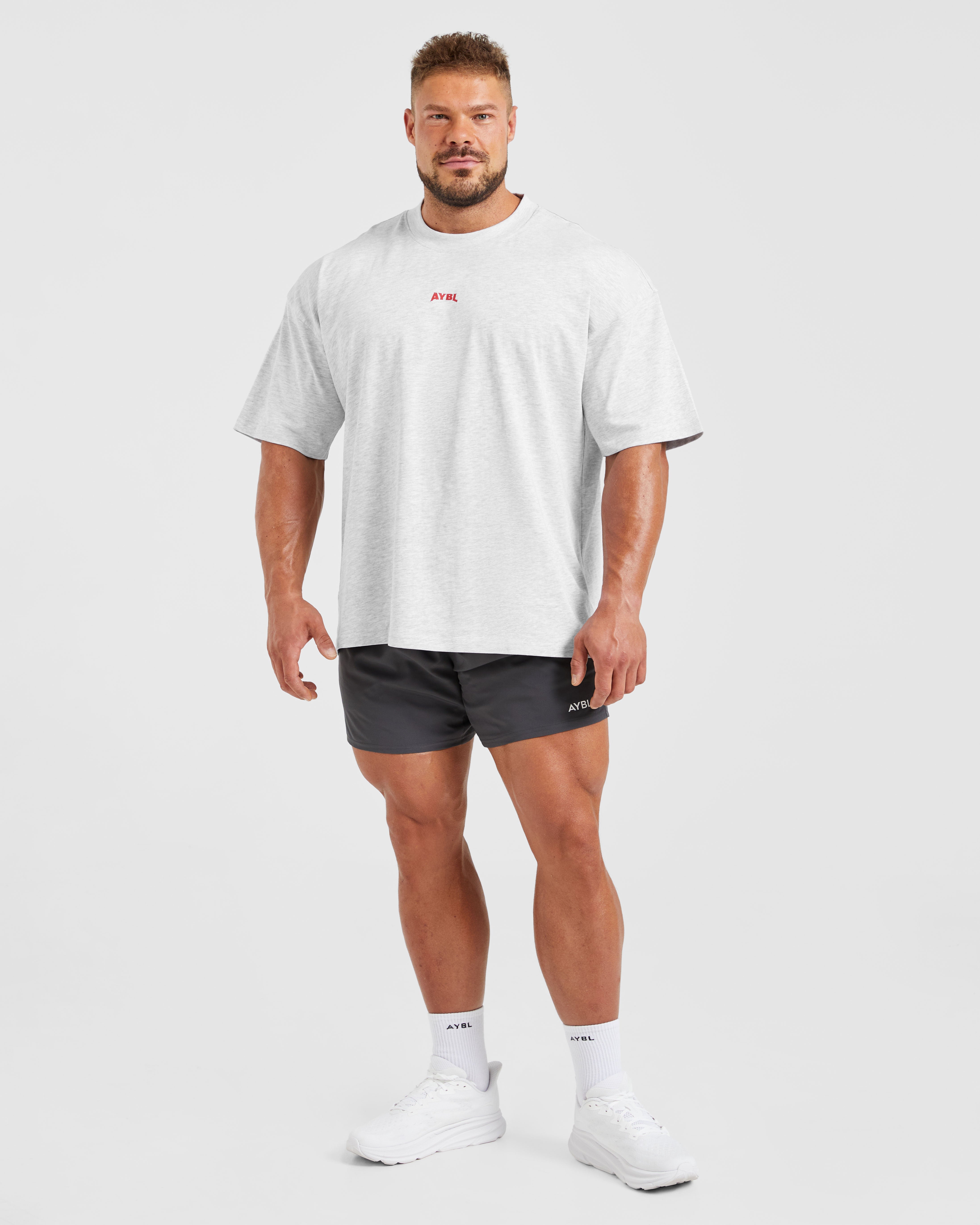 Wesley Vissers X Beyond Limits Oversized T Shirt - Grau Marl