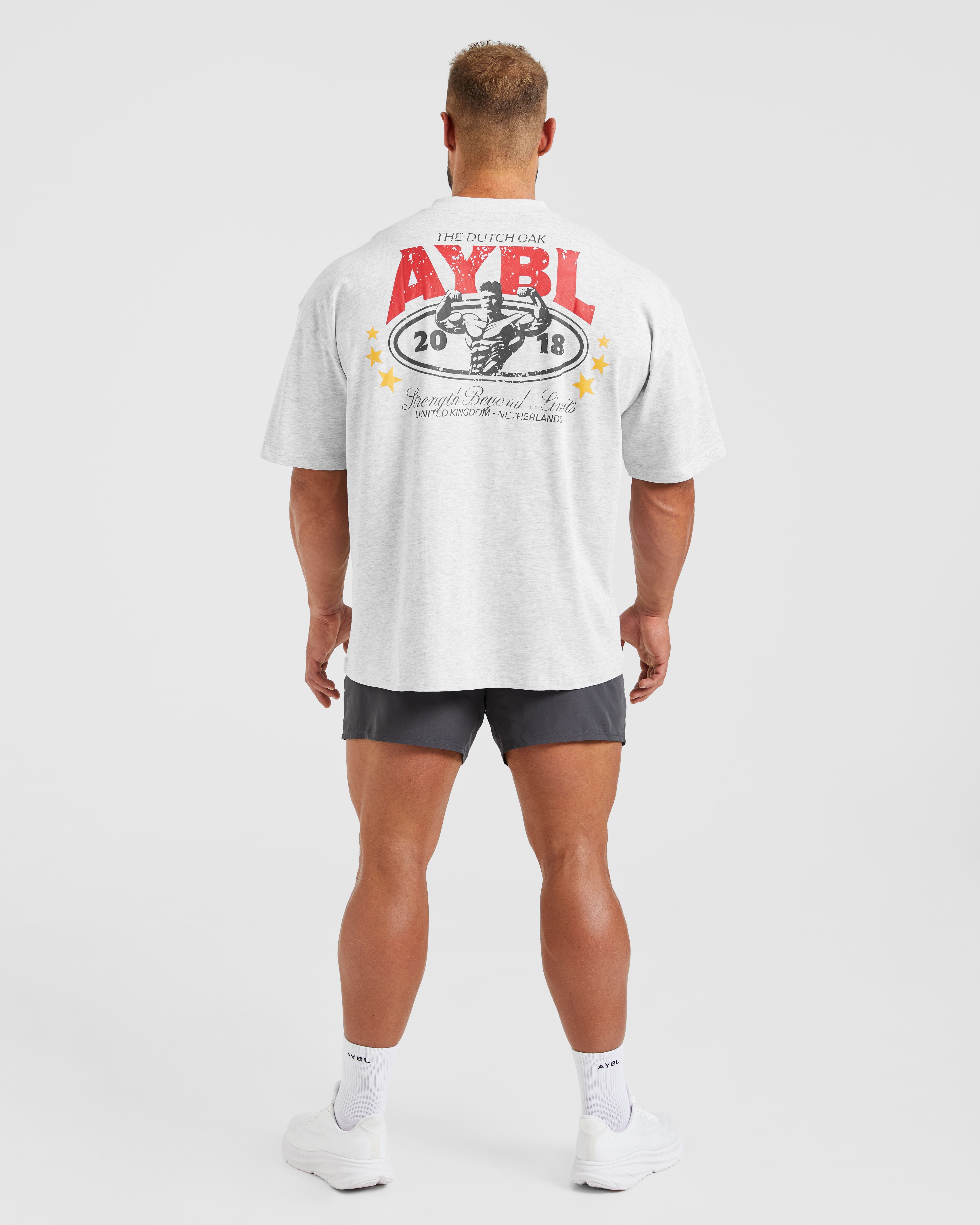 Wesley Vissers X Beyond Limits Oversized T Shirt - Grau Marl