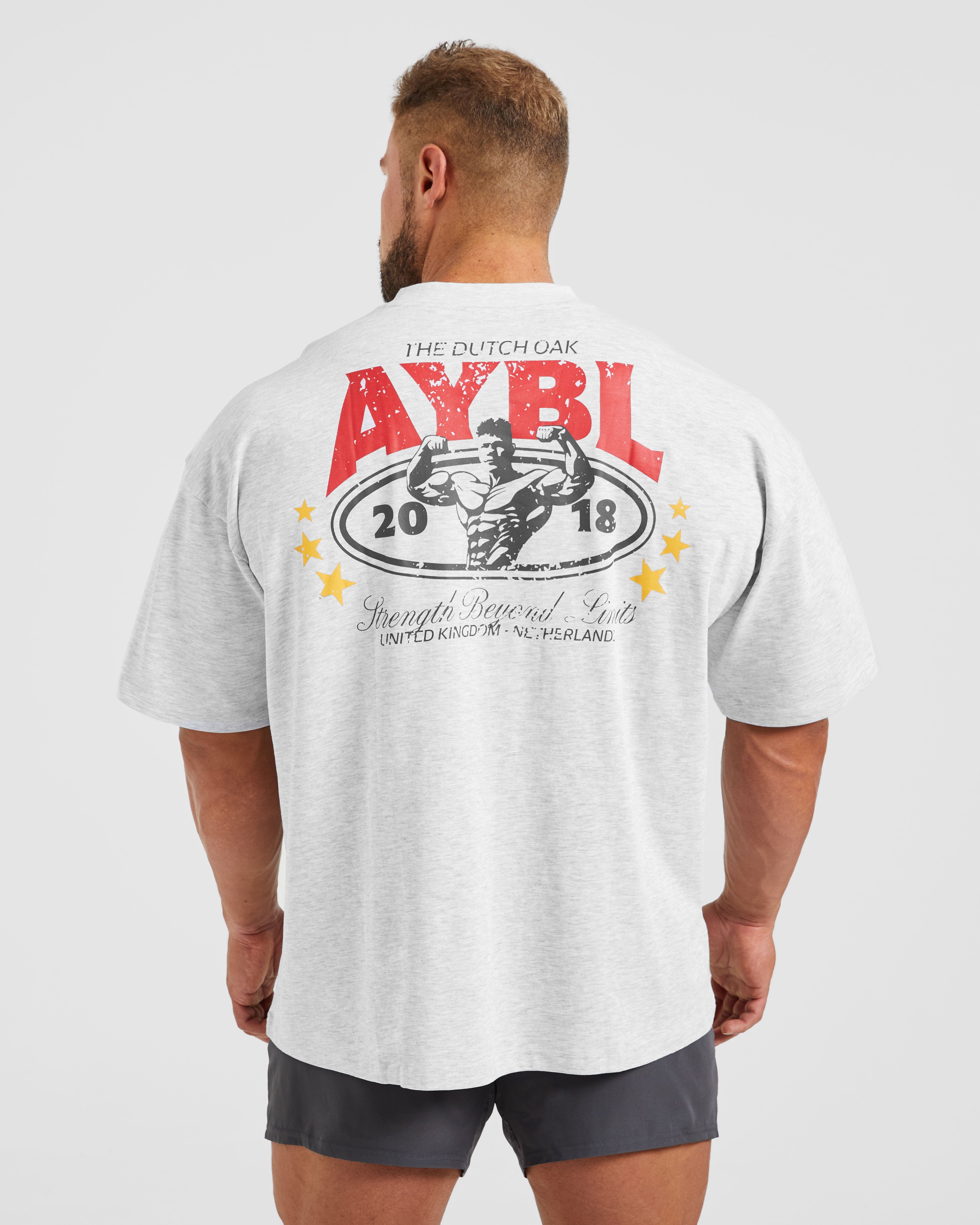 Wesley Vissers X Beyond Limits Oversized T Shirt - Grau Marl