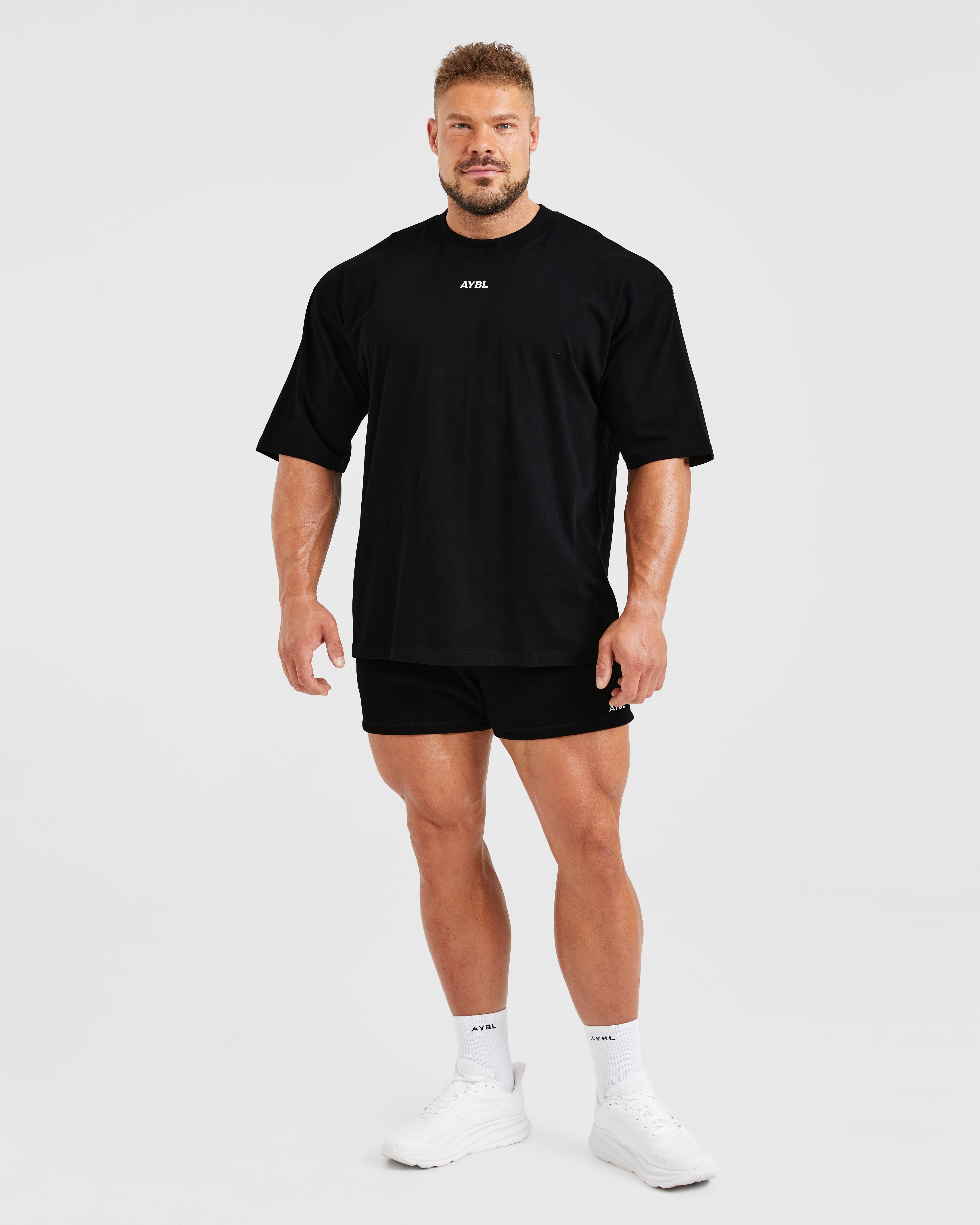 Wesley Vissers X Dutch Oak Oversized T Shirt - Schwarz/Weiß