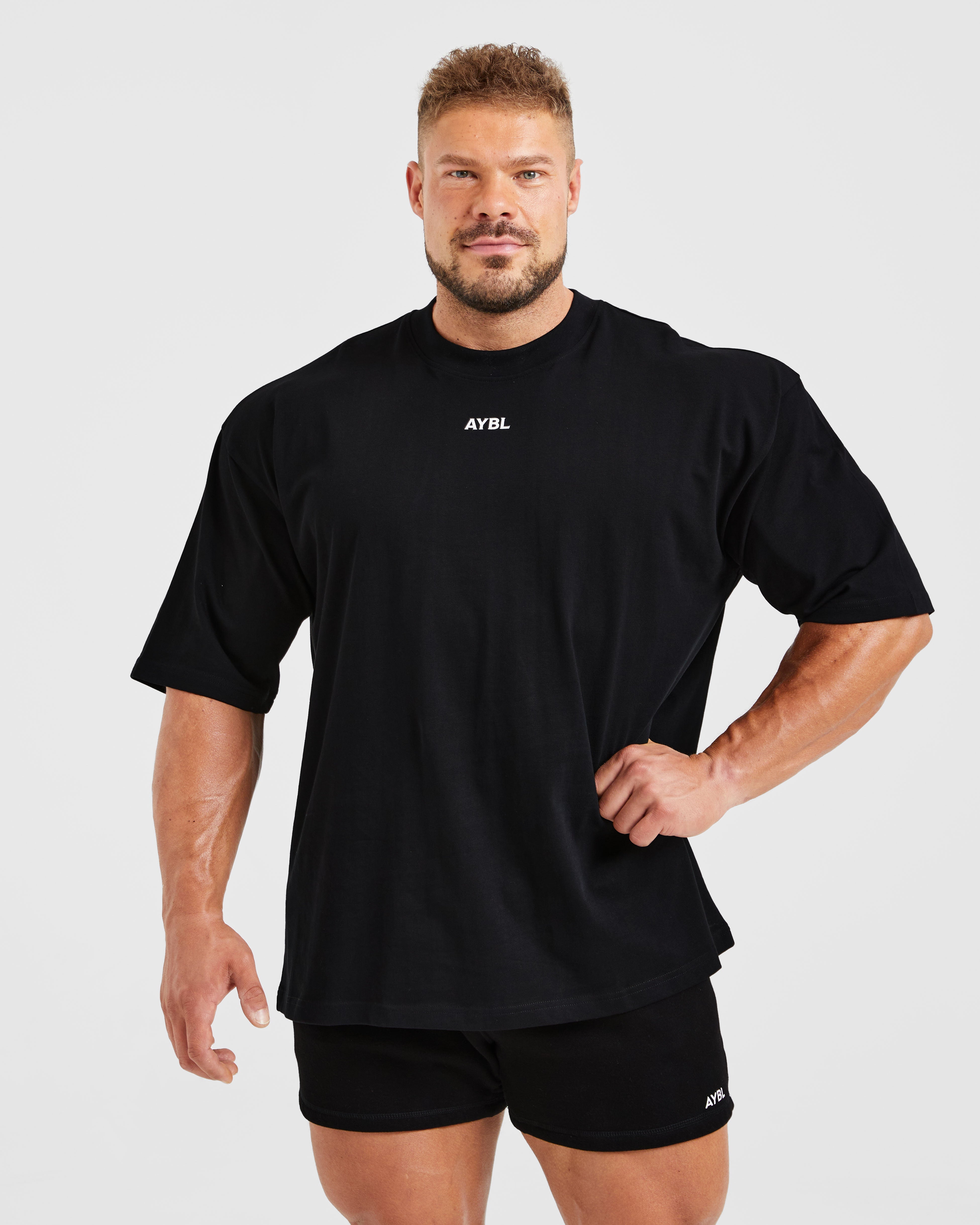 Wesley Vissers X Dutch Oak Oversized T Shirt - Schwarz/Weiß