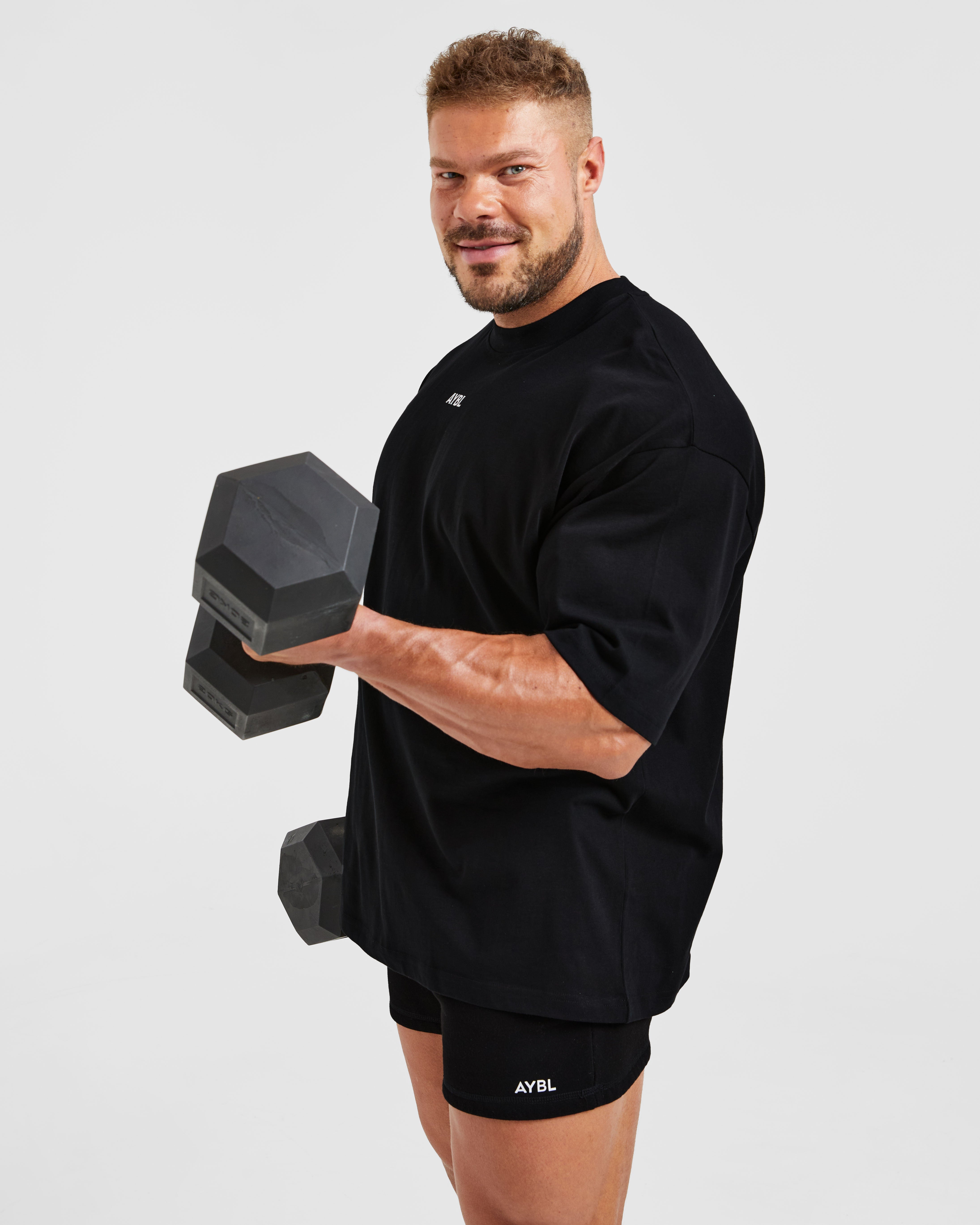 Wesley Vissers X Dutch Oak Oversized T Shirt - Schwarz/Weiß