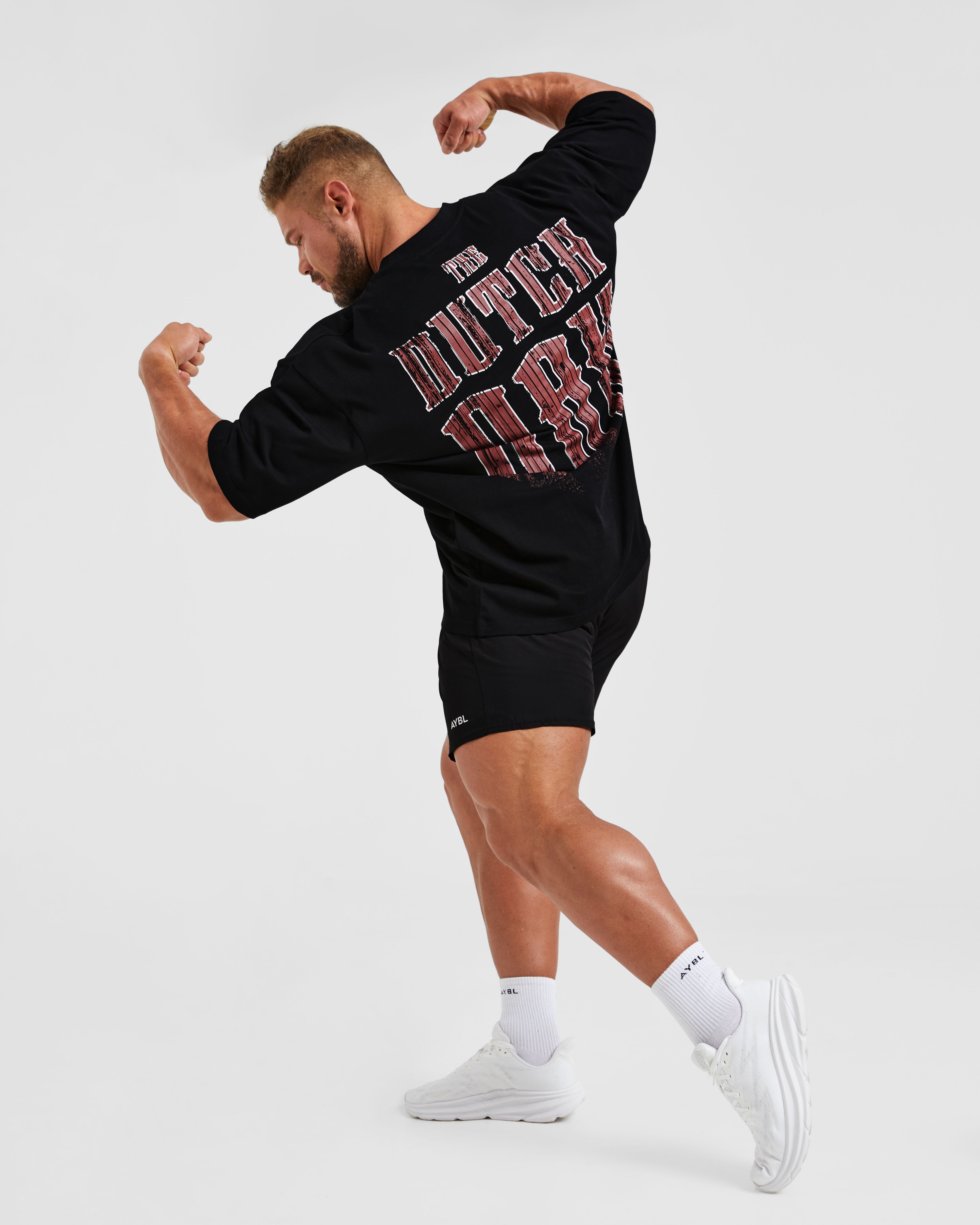 Wesley Vissers X The Dutch Oak Oversized T Shirt - Schwarz
