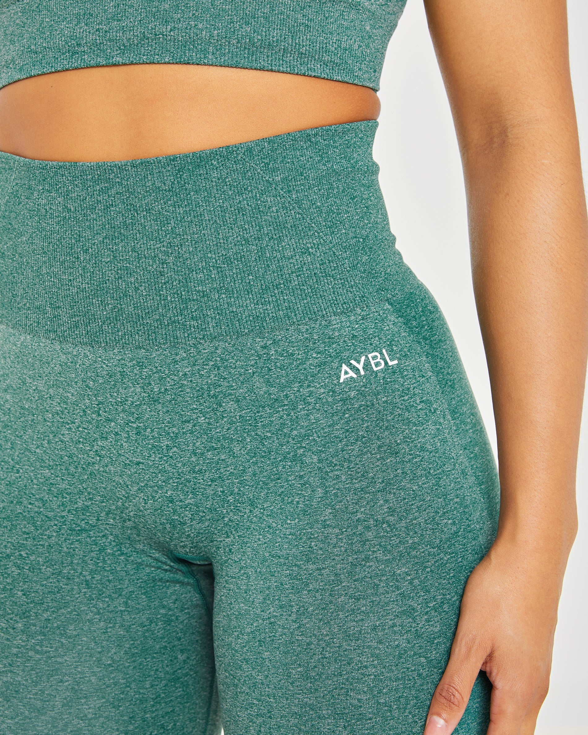 Empower Seamless Leggings - Forest Grün Marl
