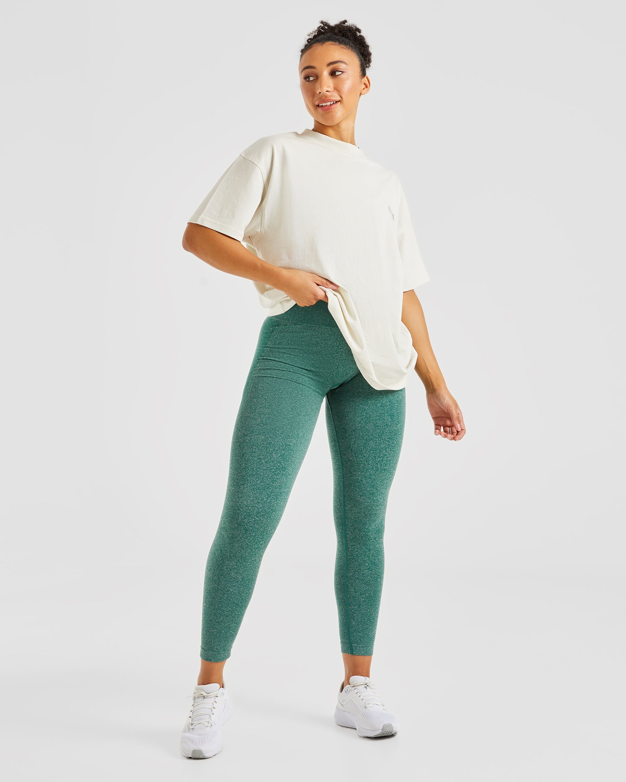 Empower Seamless Leggings - Forest Grün Marl