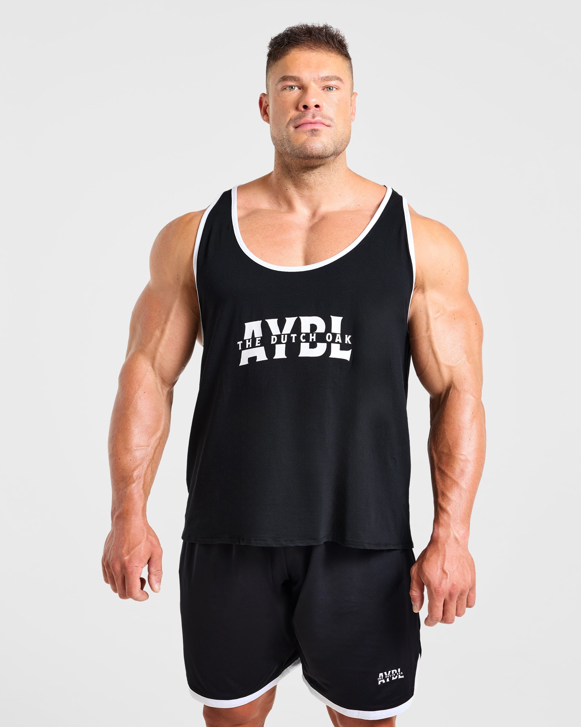 Wesley Vissers x Contrast Tank - Schwarz