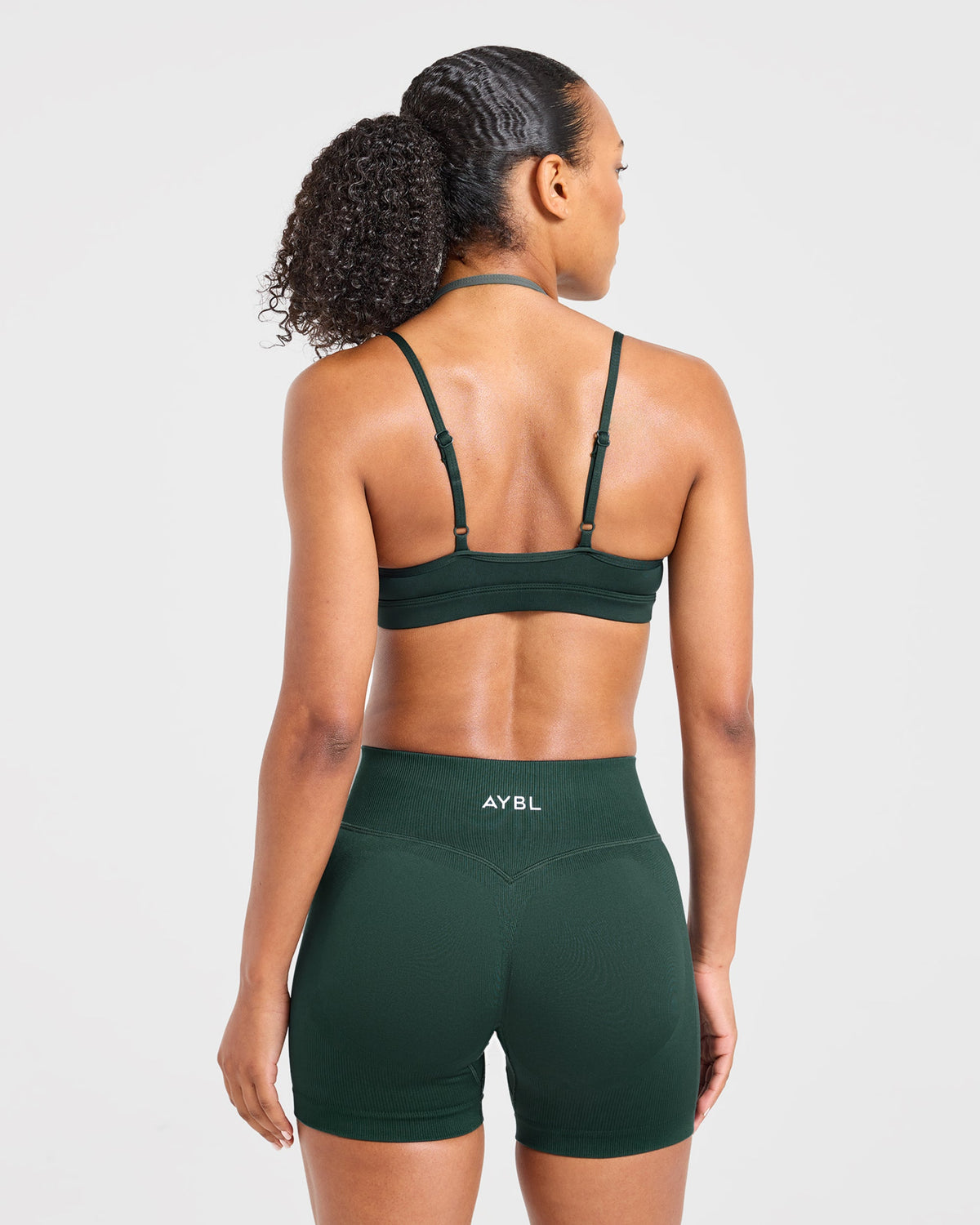 Essential Double Layer Sports Bra - Dark Grün