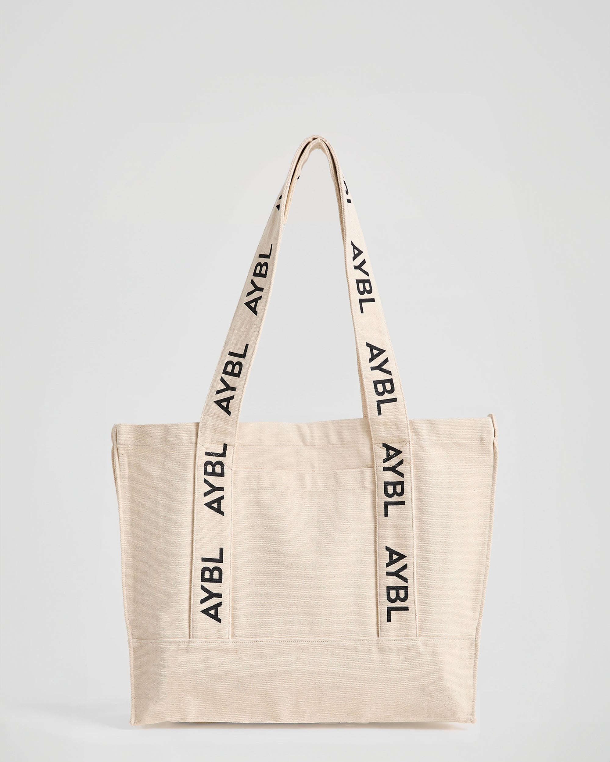 Branded Strap Tote Bag Canvas