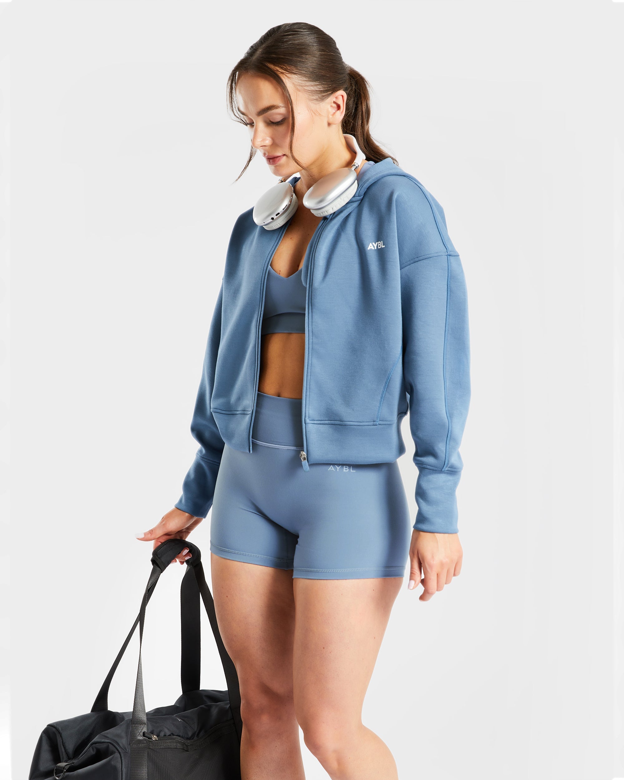 Zip Up Jacket - Blau