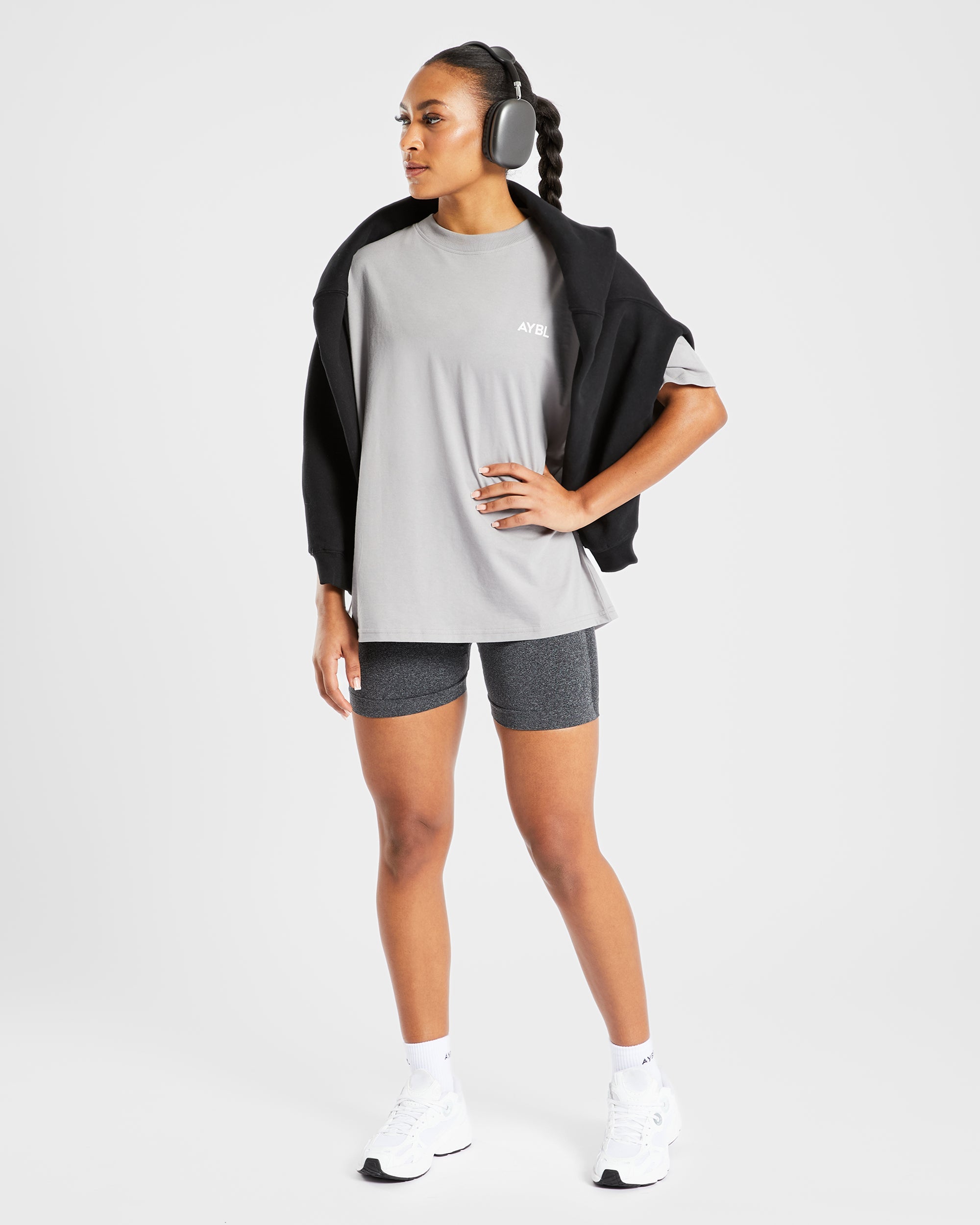 AYBL Club Oversized T Shirt - Grau