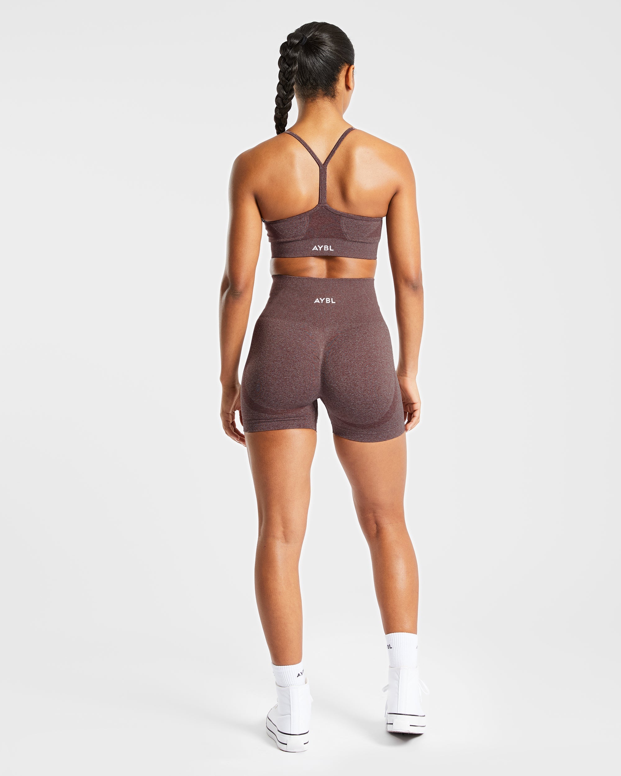 Empower Seamless Shorts - Braun Marl