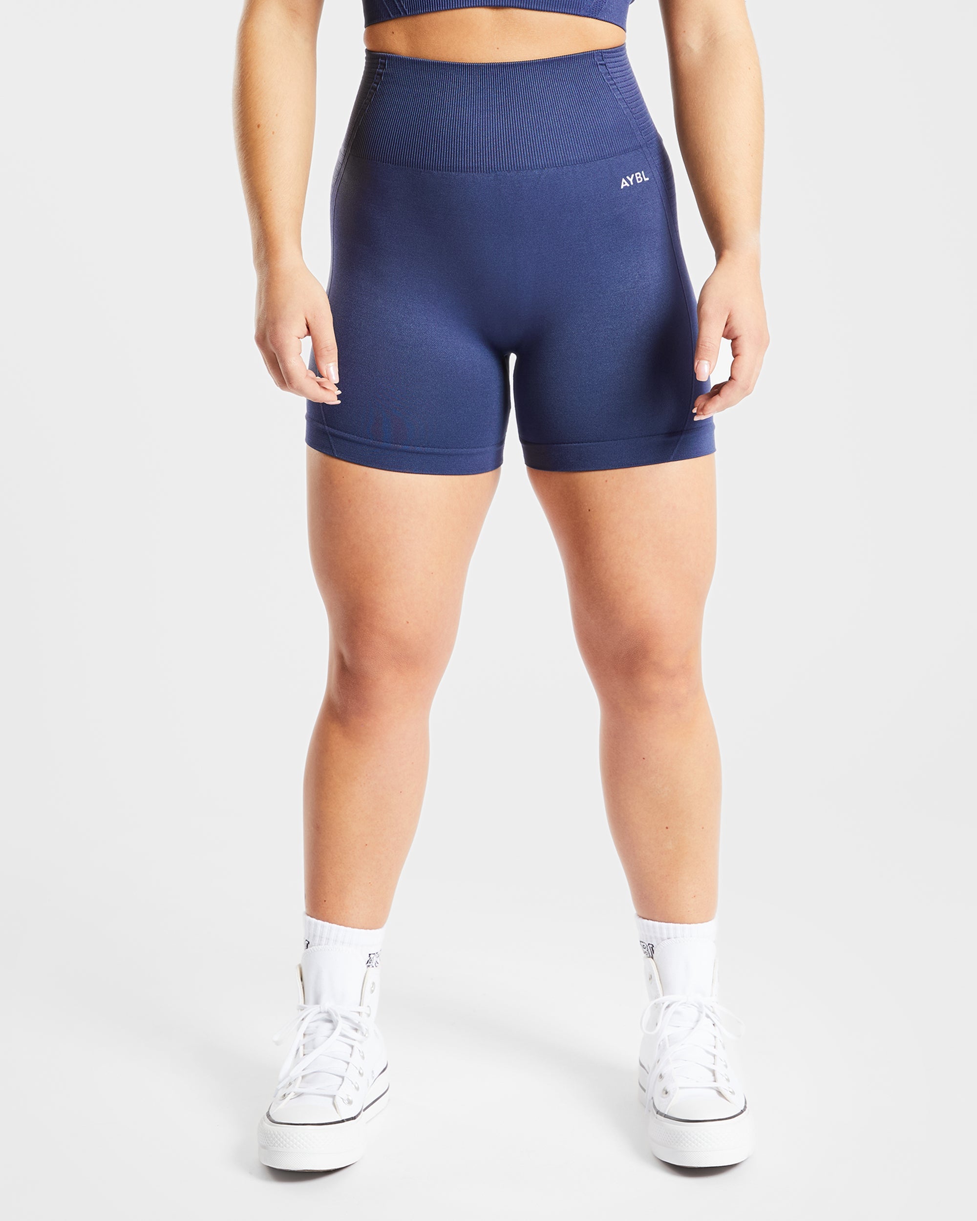 Balance V2 Seamless Shorts Navy Blau
