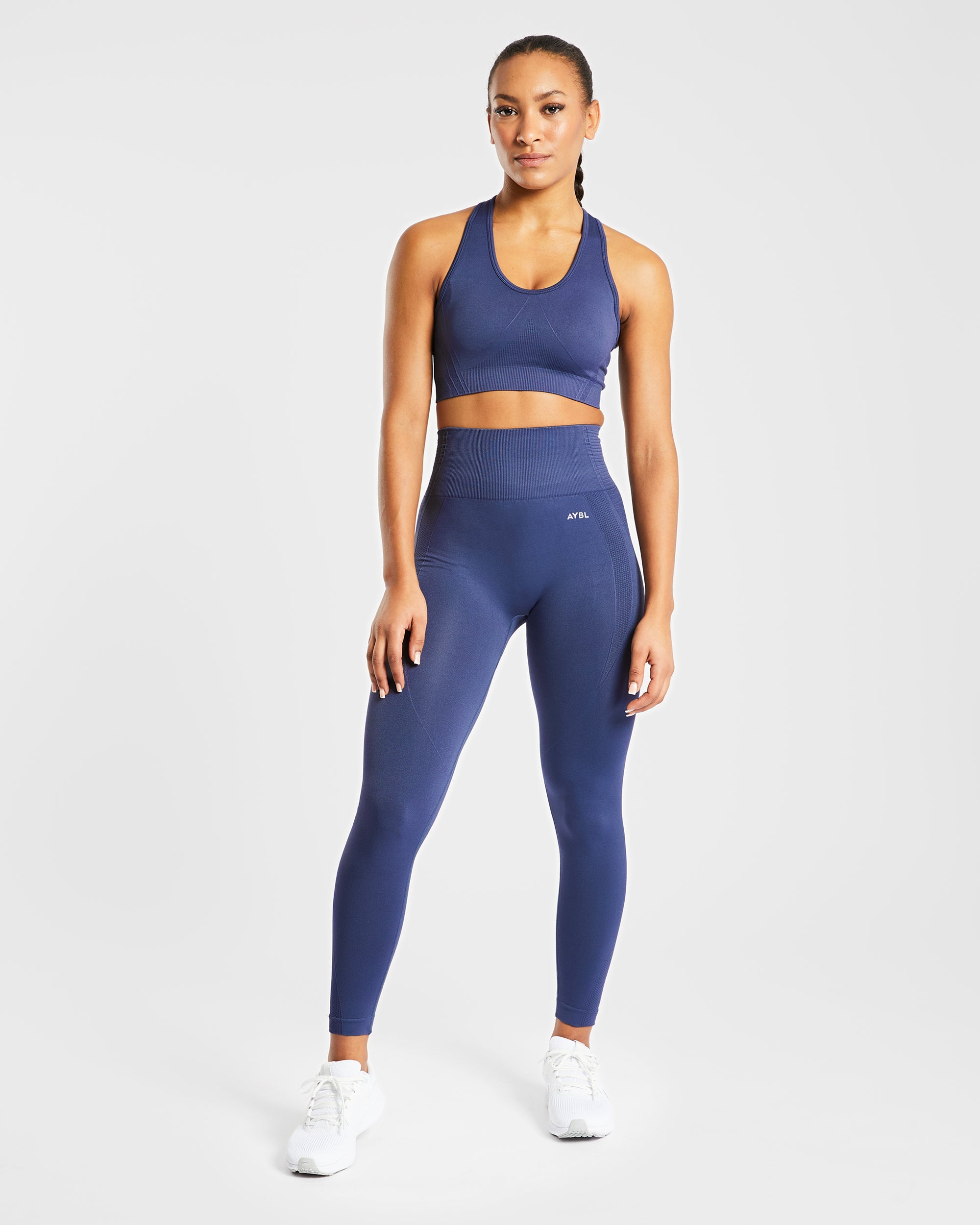 Balance V2 Seamless Sports Bra - Navy Blau