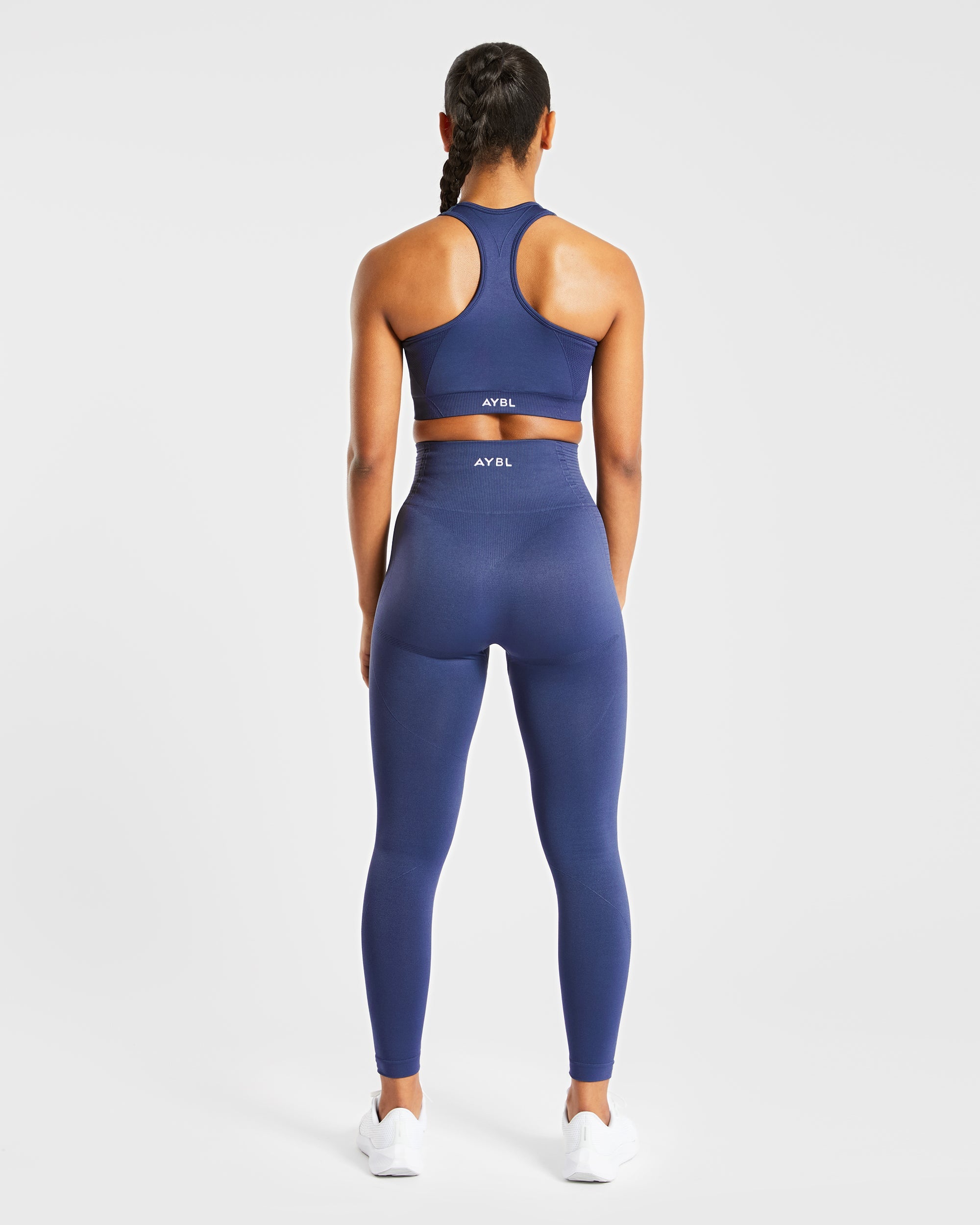Balance V2 Seamless Sports Bra - Navy Blau