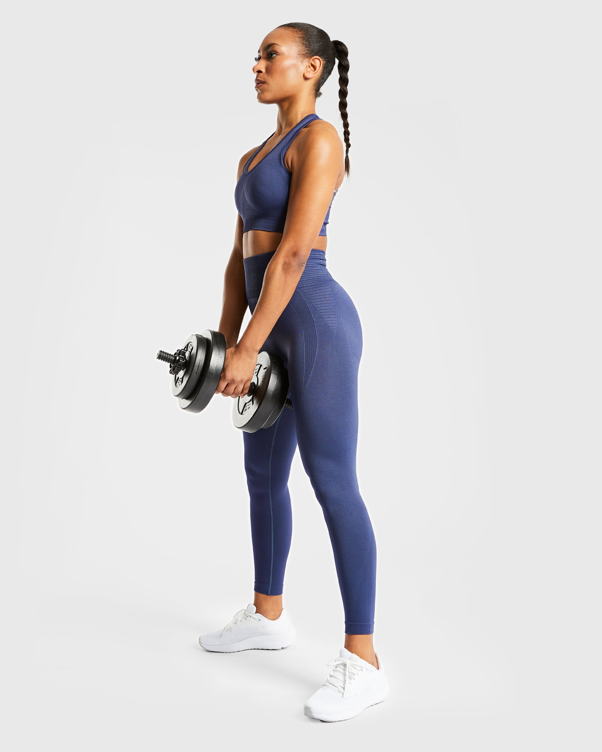 Balance V2 Seamless Sports Bra - Navy Blau