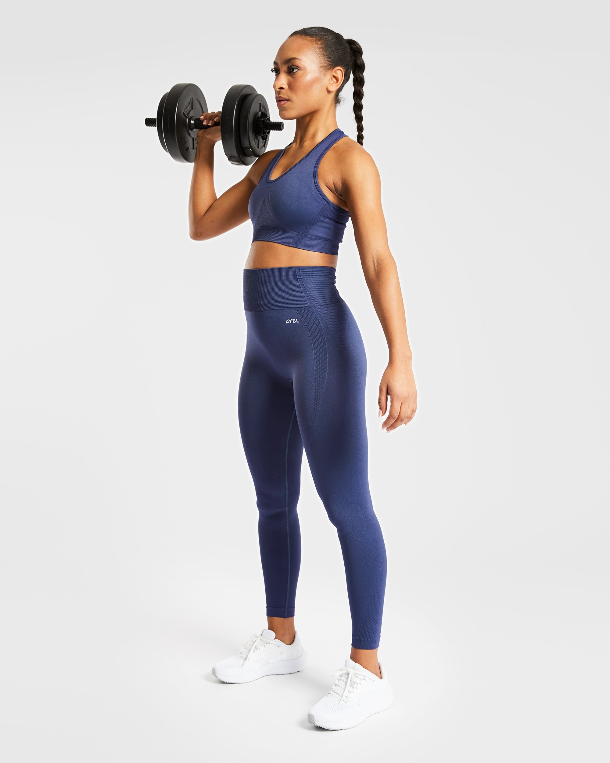 Balance V2 Seamless Sports Bra - Navy Blau