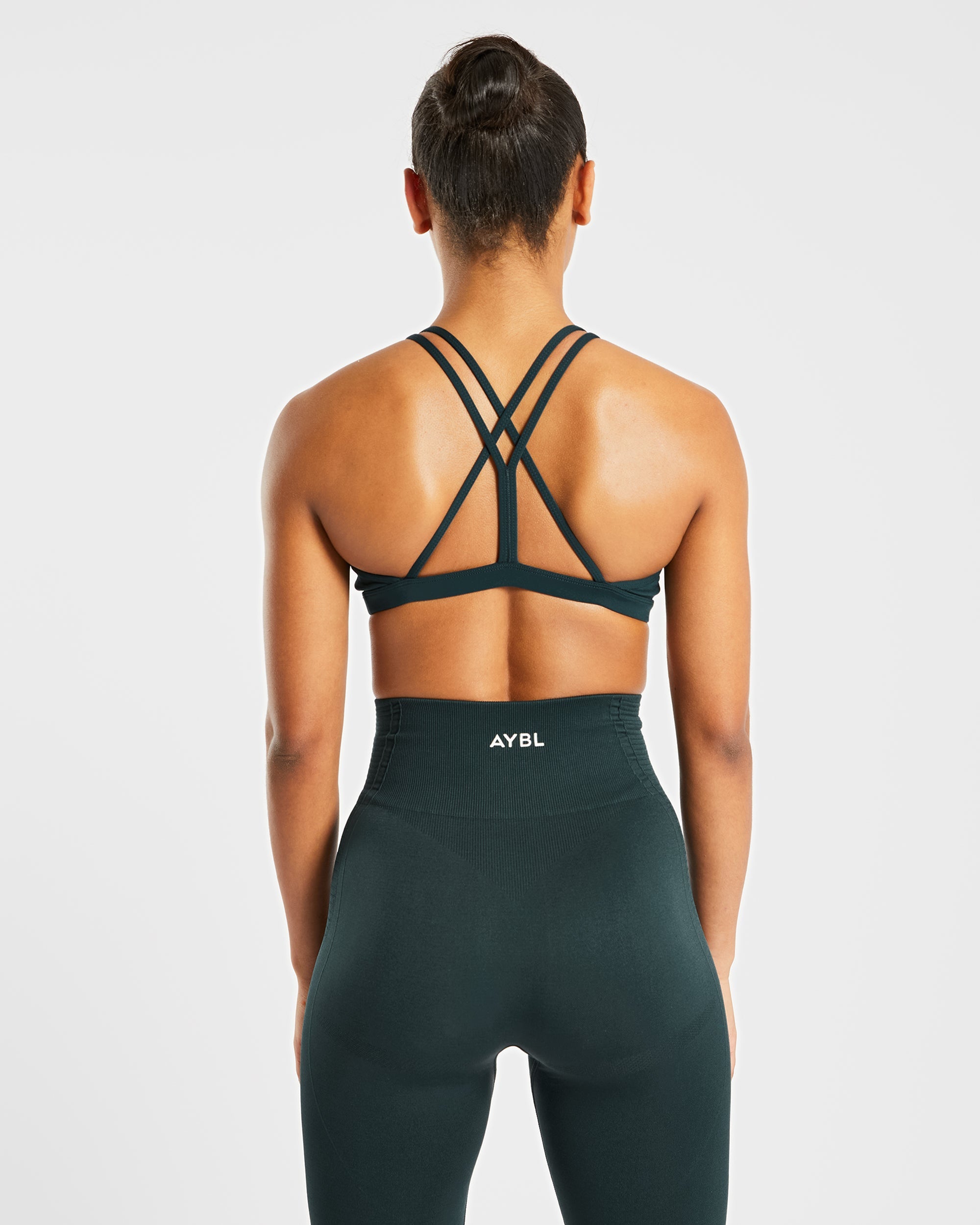 Essential Strappy Sports Bra - Forest Grün