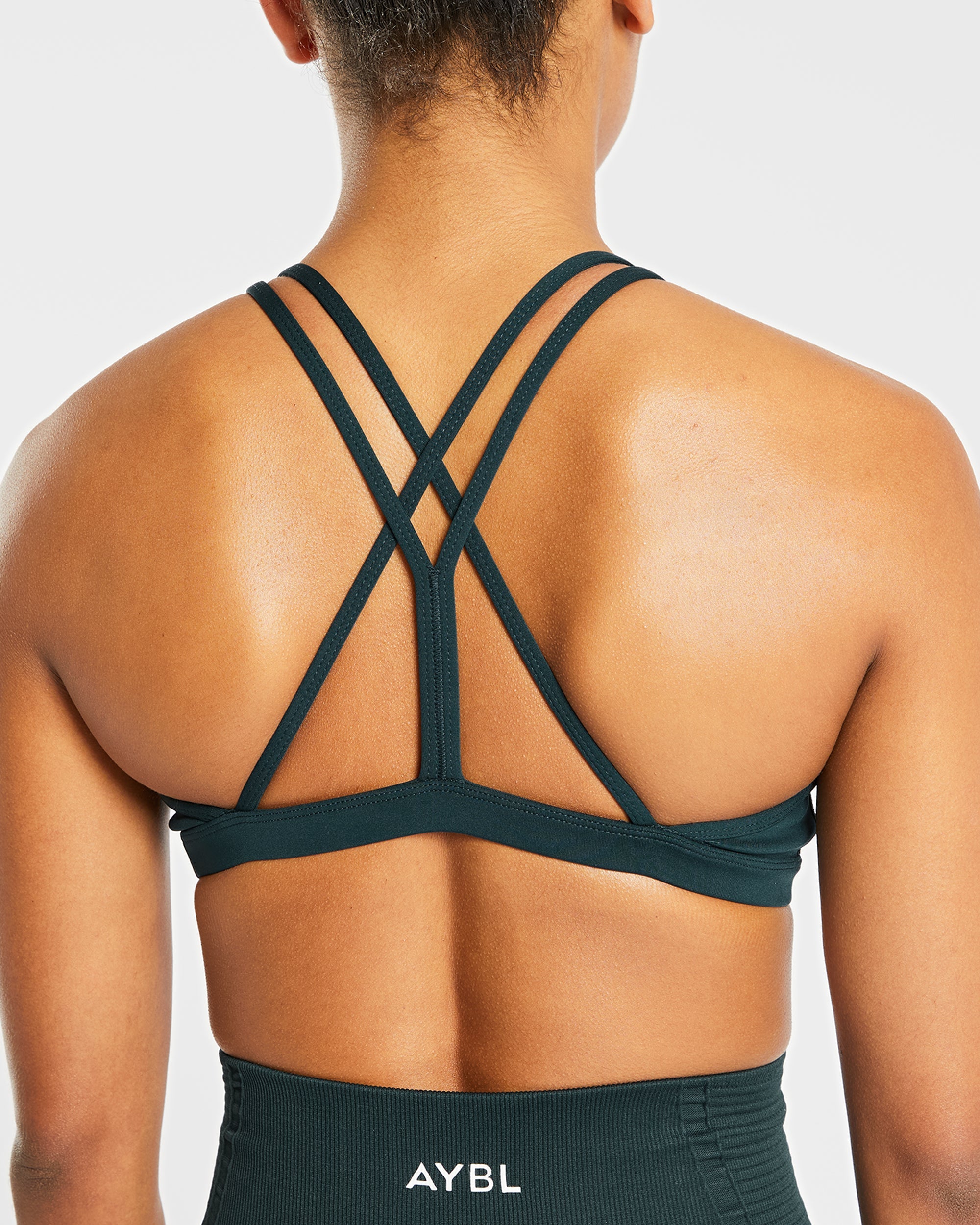 Essential Strappy Sports Bra - Forest Grün
