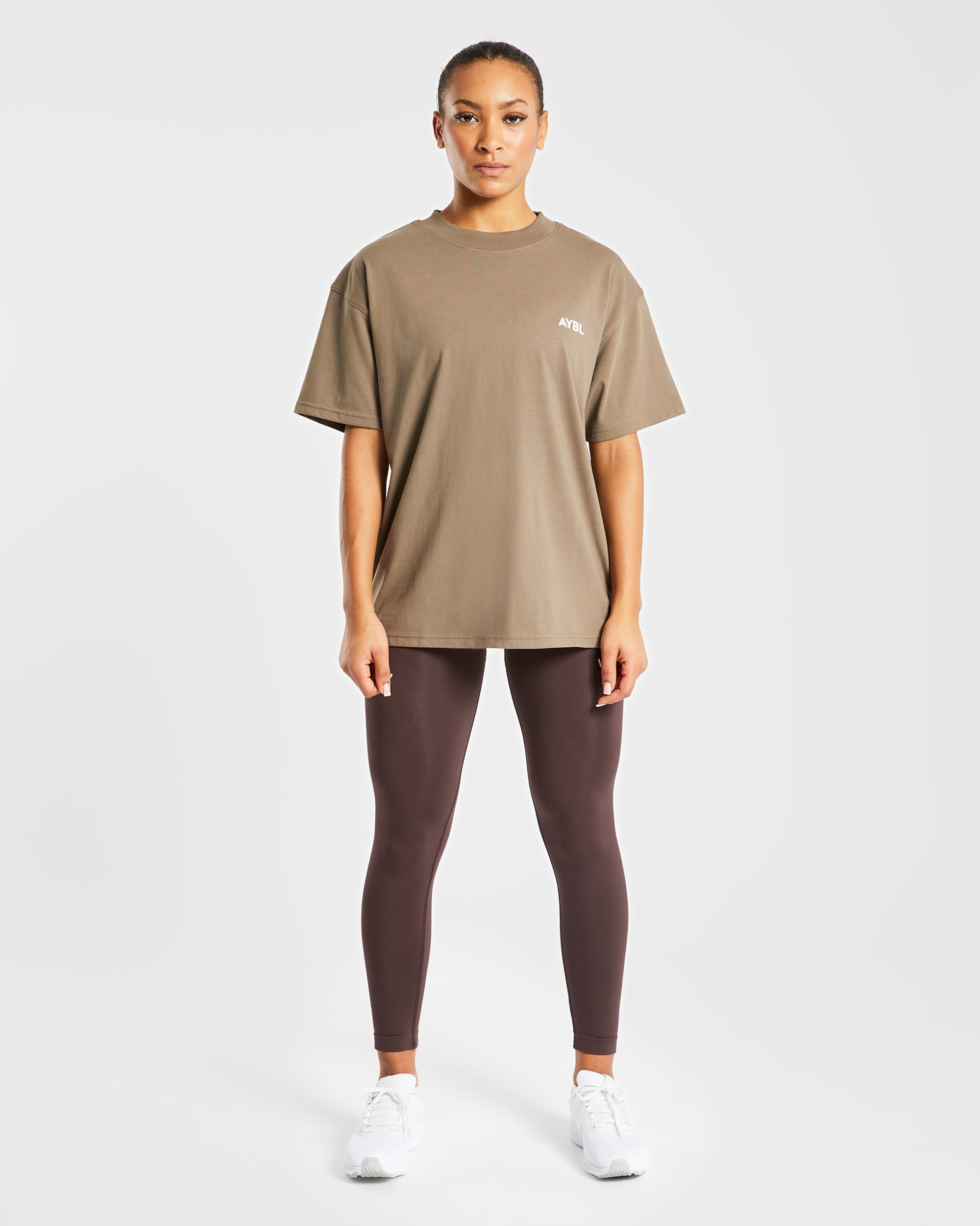 AYBL Club Oversized T Shirt - Braun