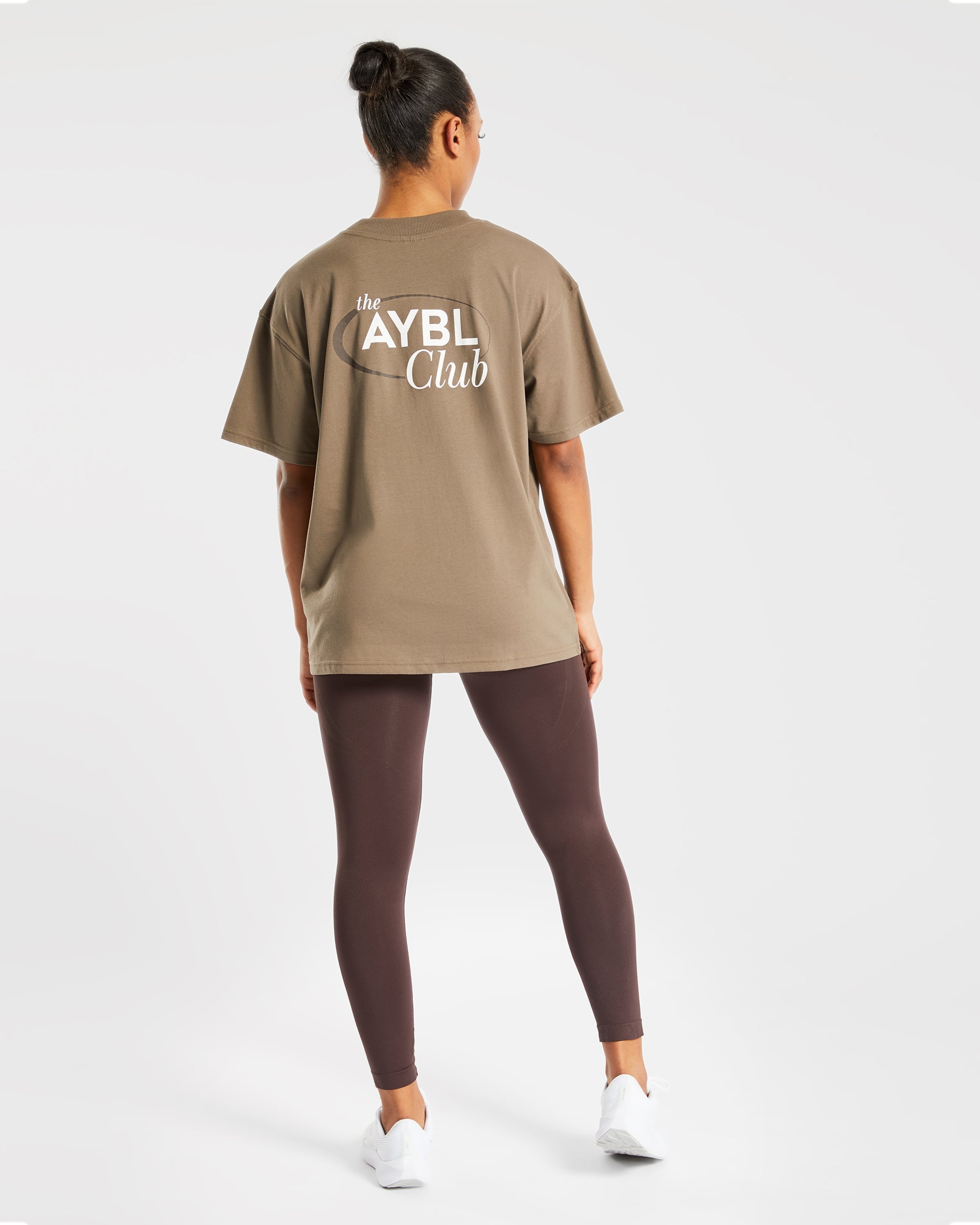 AYBL Club Oversized T Shirt - Braun
