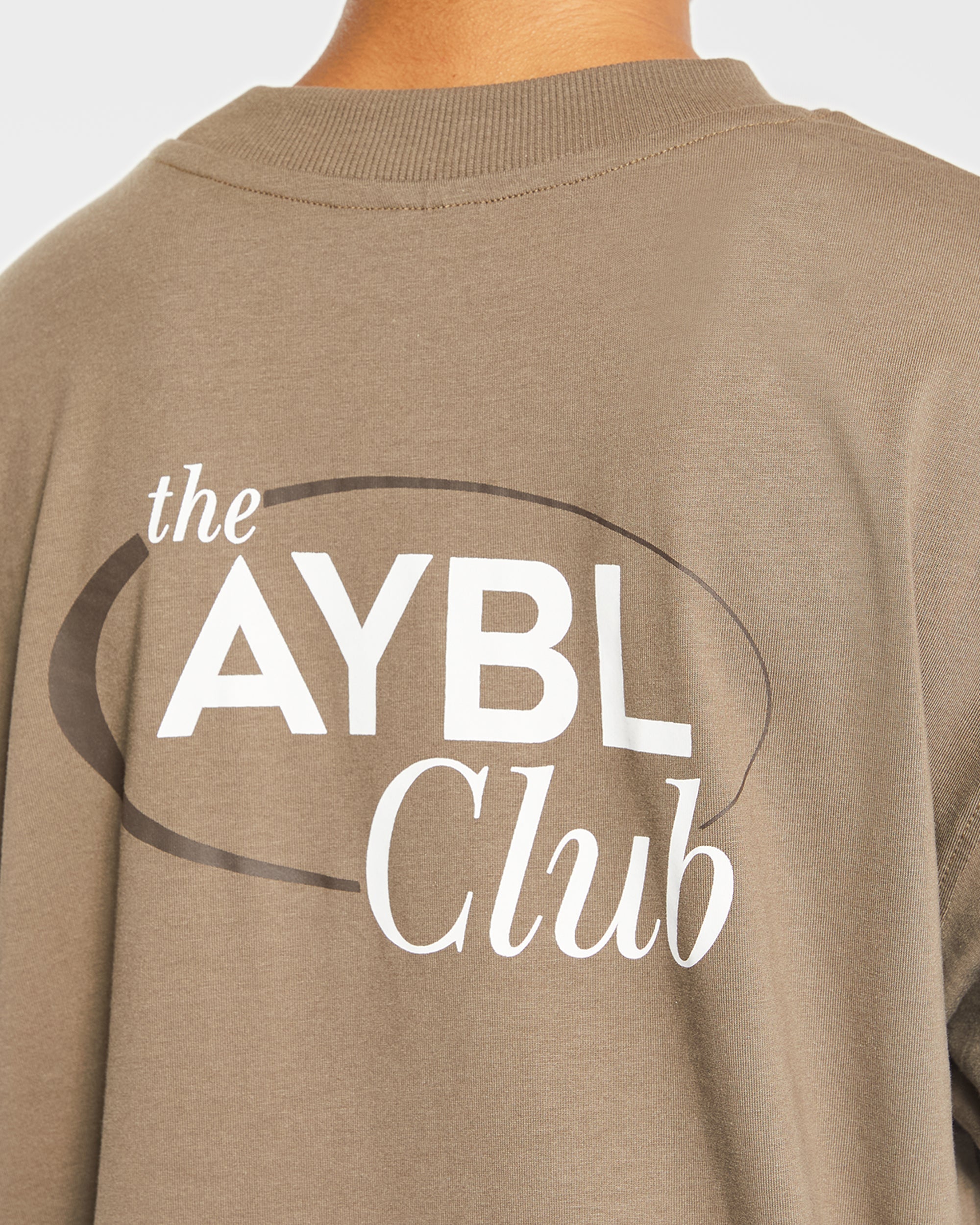 AYBL Club Oversized T Shirt - Braun